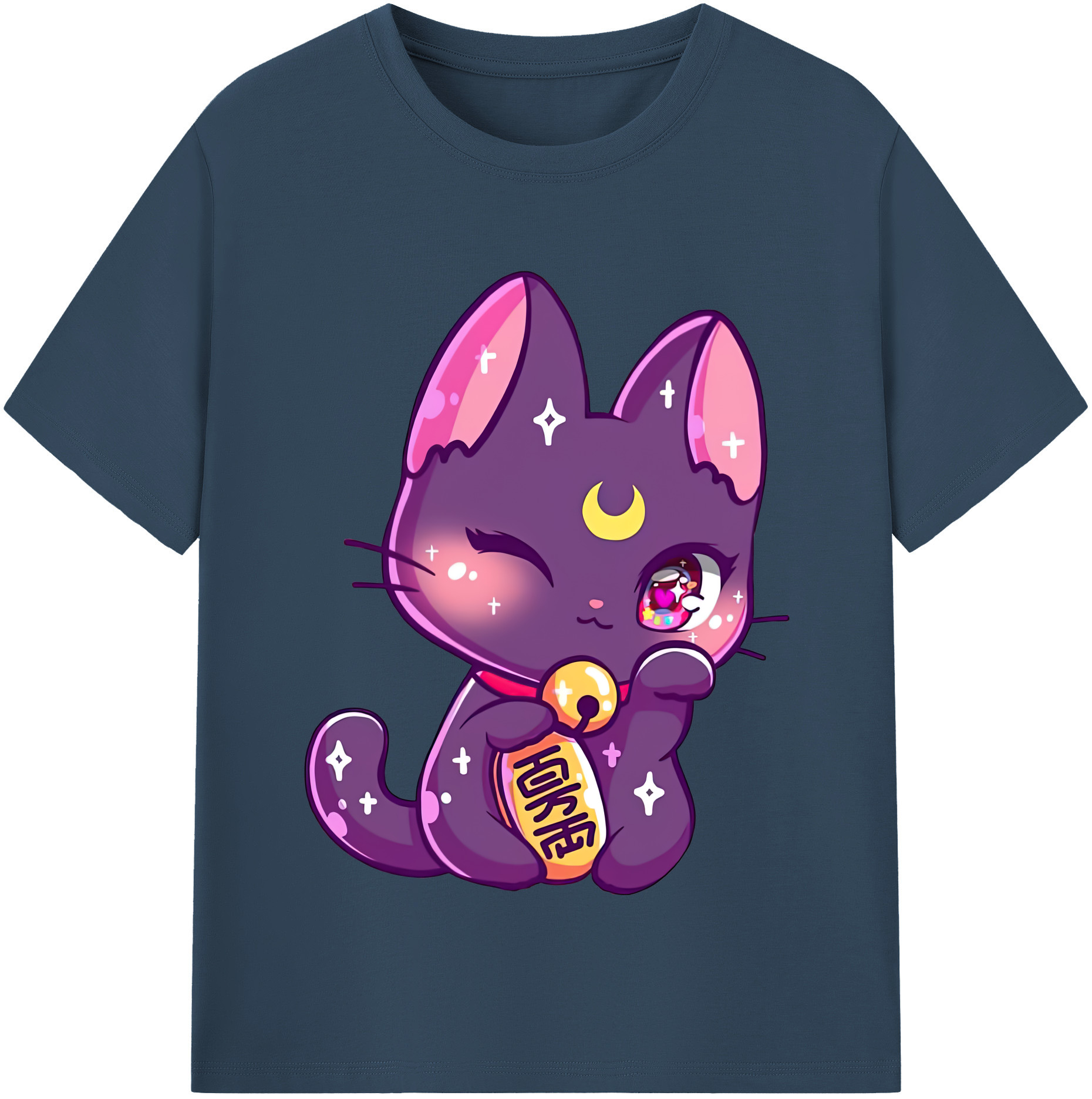 （画像用） 美少女戦士セーラームーン Sailor Moon 綿100％半袖Tシャツ（フロントプリント）