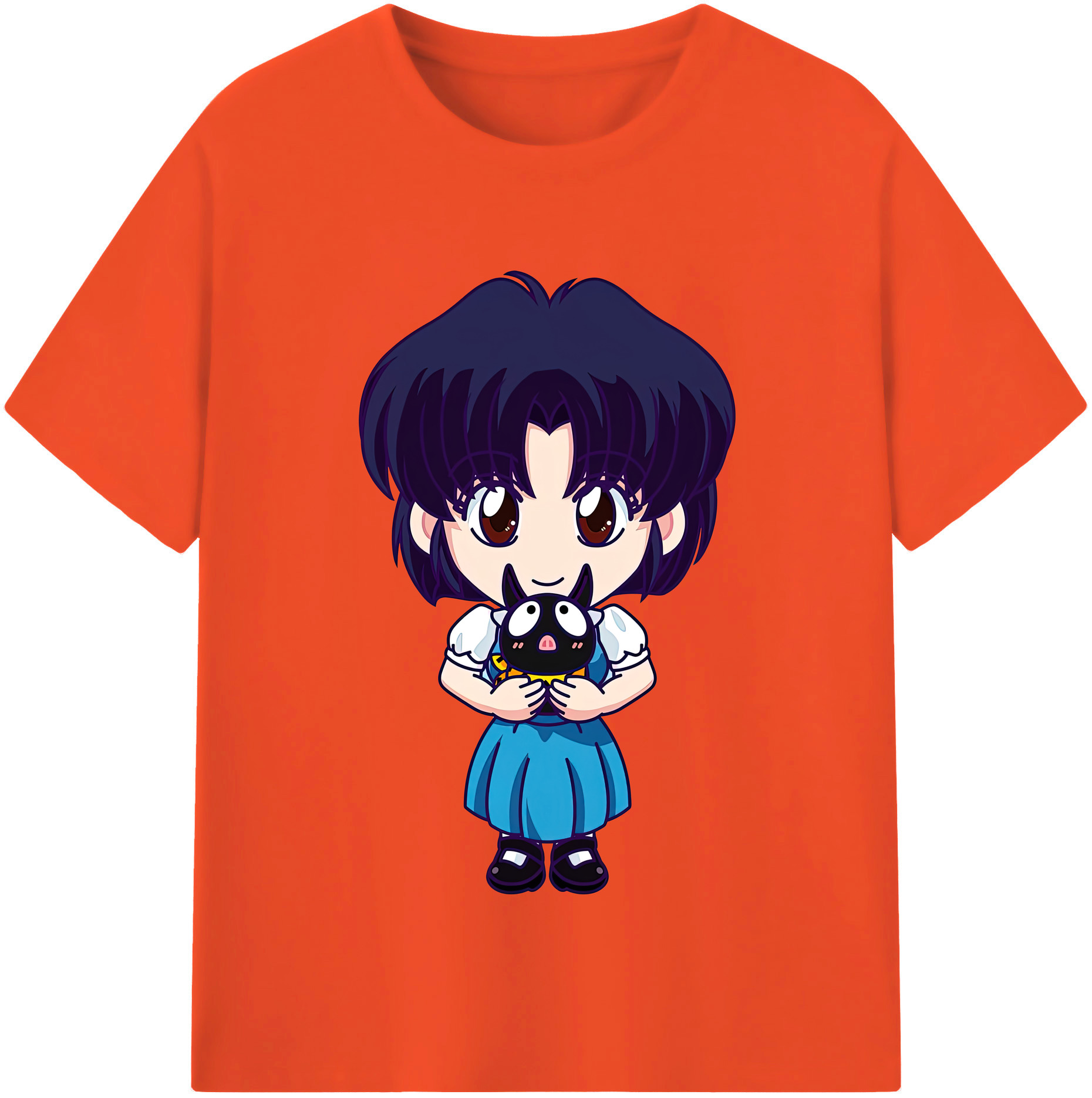 （画像用） 美少女戦士セーラームーン 水野 亜美 みずの あみ Sailor Moon Mizuno Ami 綿100％半袖Tシャツ（フロントプリント）