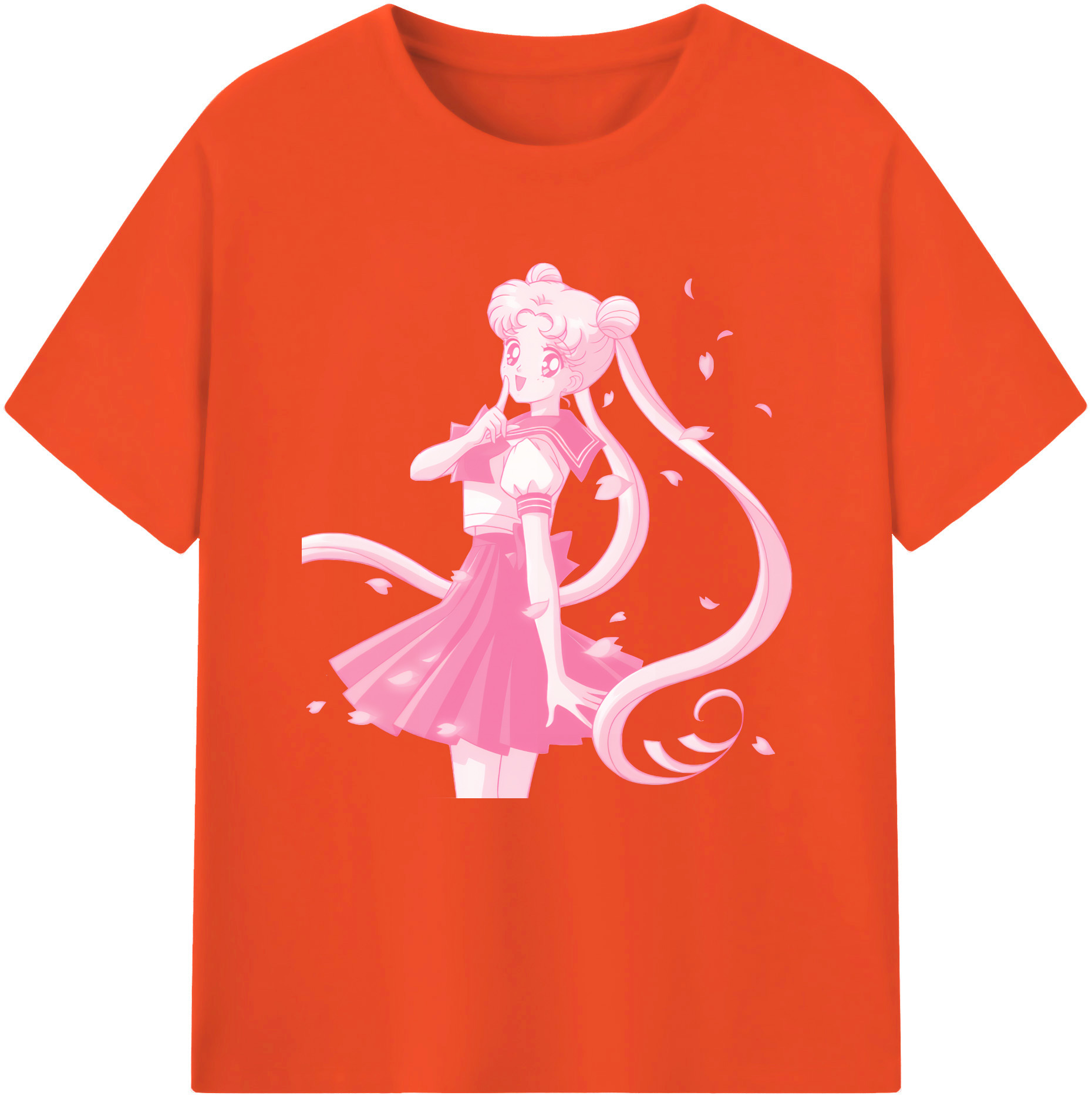 （画像用） 美少女戦士セーラームーン 愛野 美奈子 あいの みなこ Sailor Moon Aino Minako 綿100％半袖Tシャツ（フロントプリント）