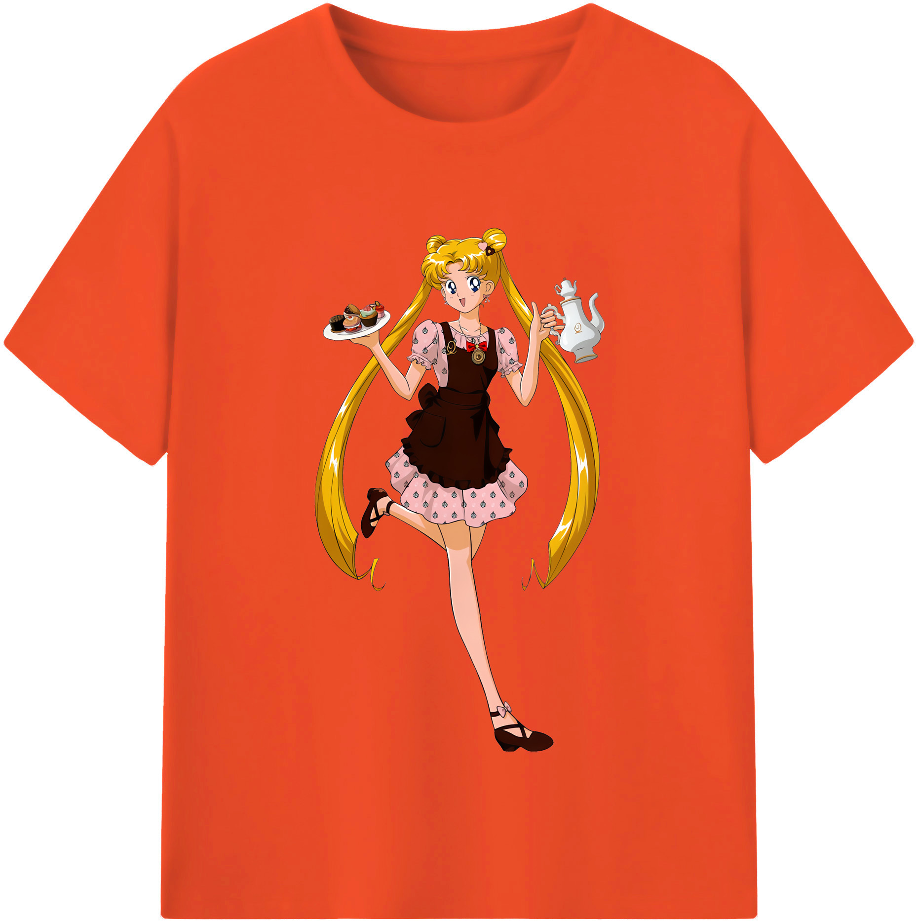 （画像用） 美少女戦士セーラームーン 愛野 美奈子 あいの みなこ Sailor Moon Aino Minako 綿100％半袖Tシャツ（フロントプリント）