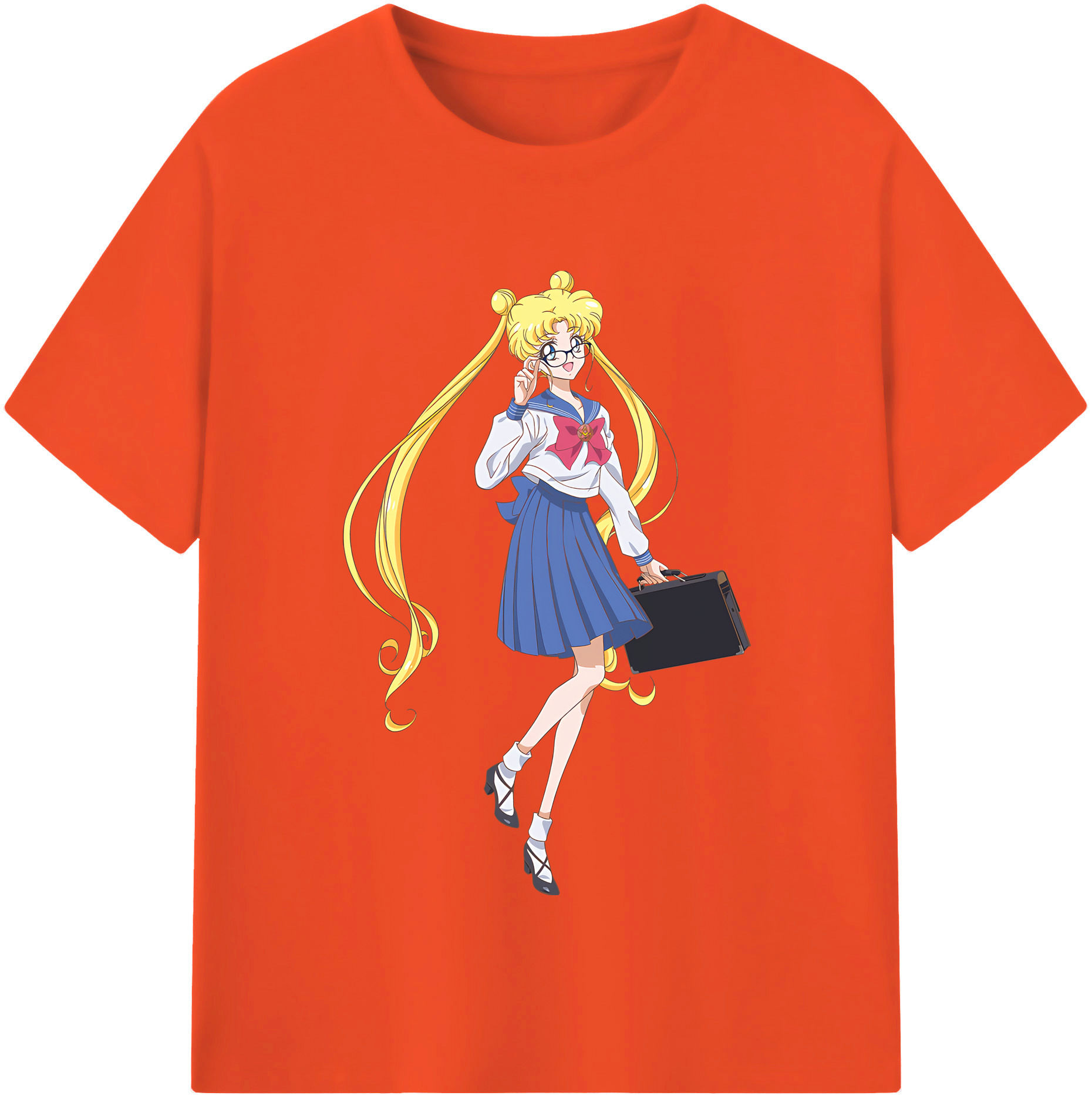 （画像用） 美少女戦士セーラームーン 愛野 美奈子 あいの みなこ Sailor Moon Aino Minako 綿100％半袖Tシャツ（フロントプリント）