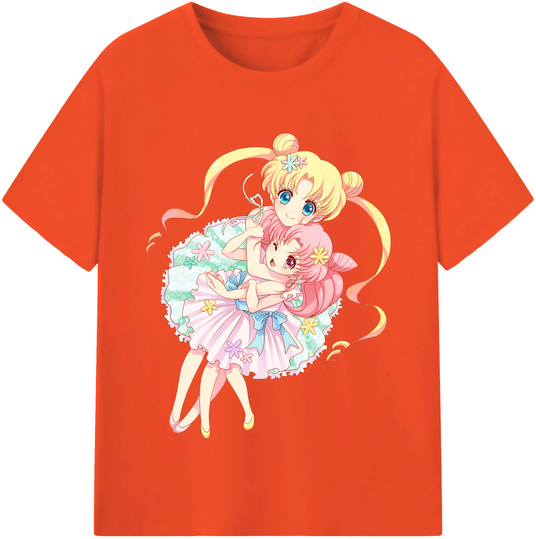 （画像用） 美少女戦士セーラームーン 愛野 美奈子 あいの みなこ Sailor Moon Aino Minako 綿100％半袖Tシャツ（フロントプリント）