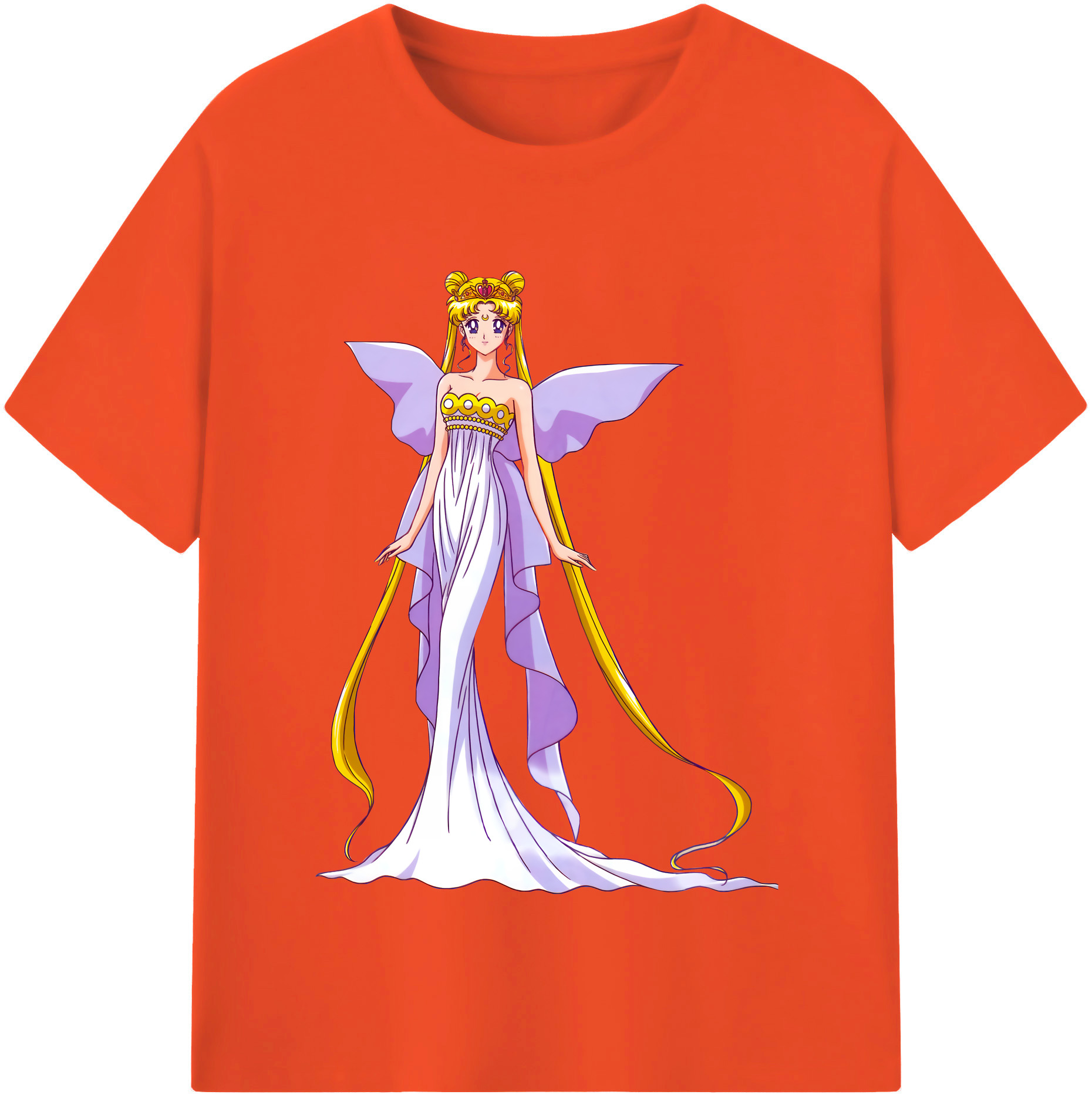 （画像用） 美少女戦士セーラームーン 愛野 美奈子 あいの みなこ Sailor Moon Aino Minako 綿100％半袖Tシャツ（フロントプリント）