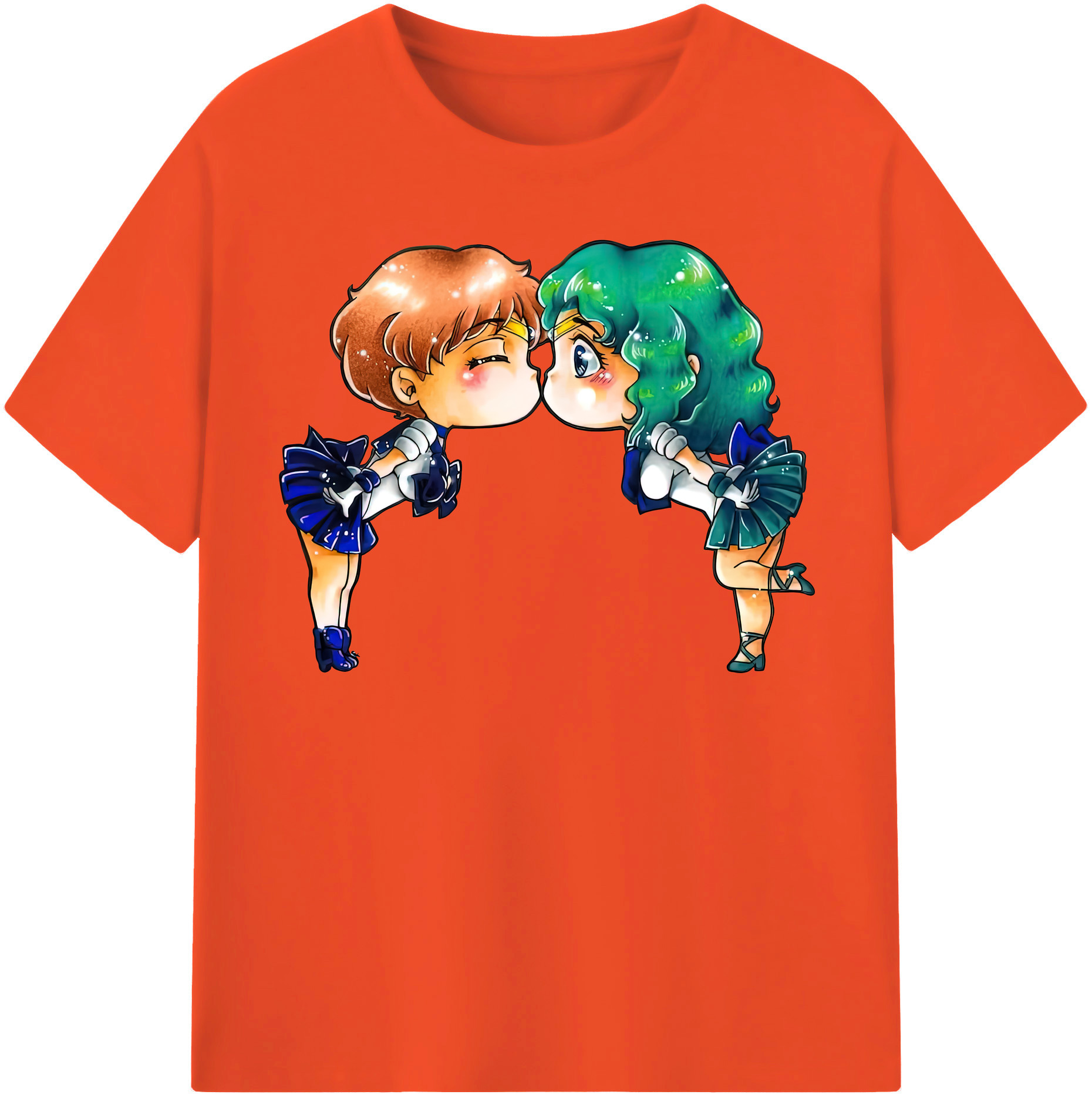 （画像用） 美少女戦士セーラームーン 天王はるか Sailor Moon Tenoh Haruka 綿100％半袖Tシャツ（フロントプリント）