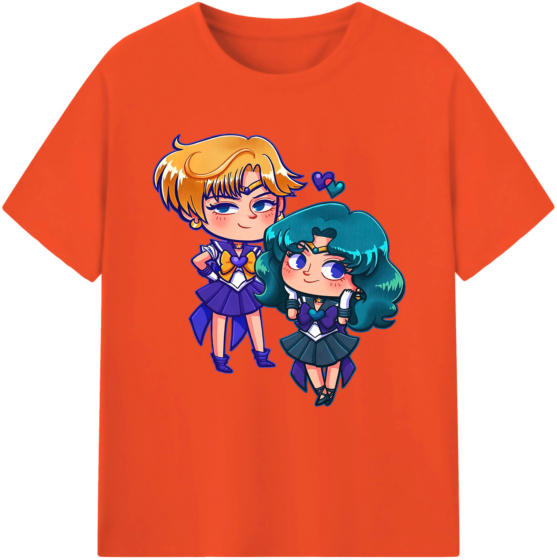 （画像用） 美少女戦士セーラームーン 天王はるか Sailor Moon Tenoh Haruka 綿100％半袖Tシャツ（フロントプリント）