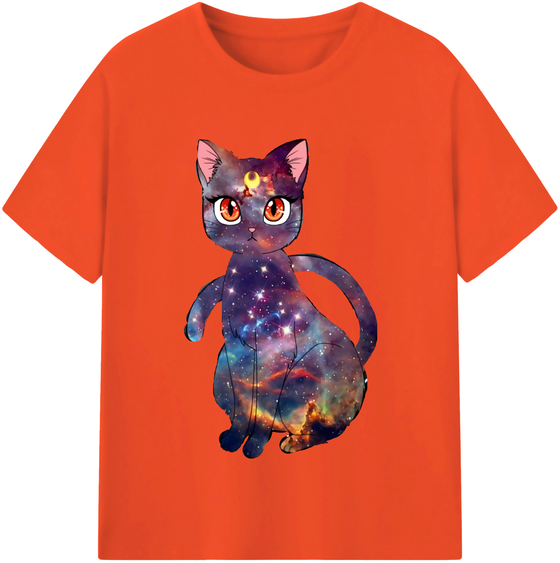 （画像用） 美少女戦士セーラームーン Sailor Moon 綿100％半袖Tシャツ（フロントプリント）