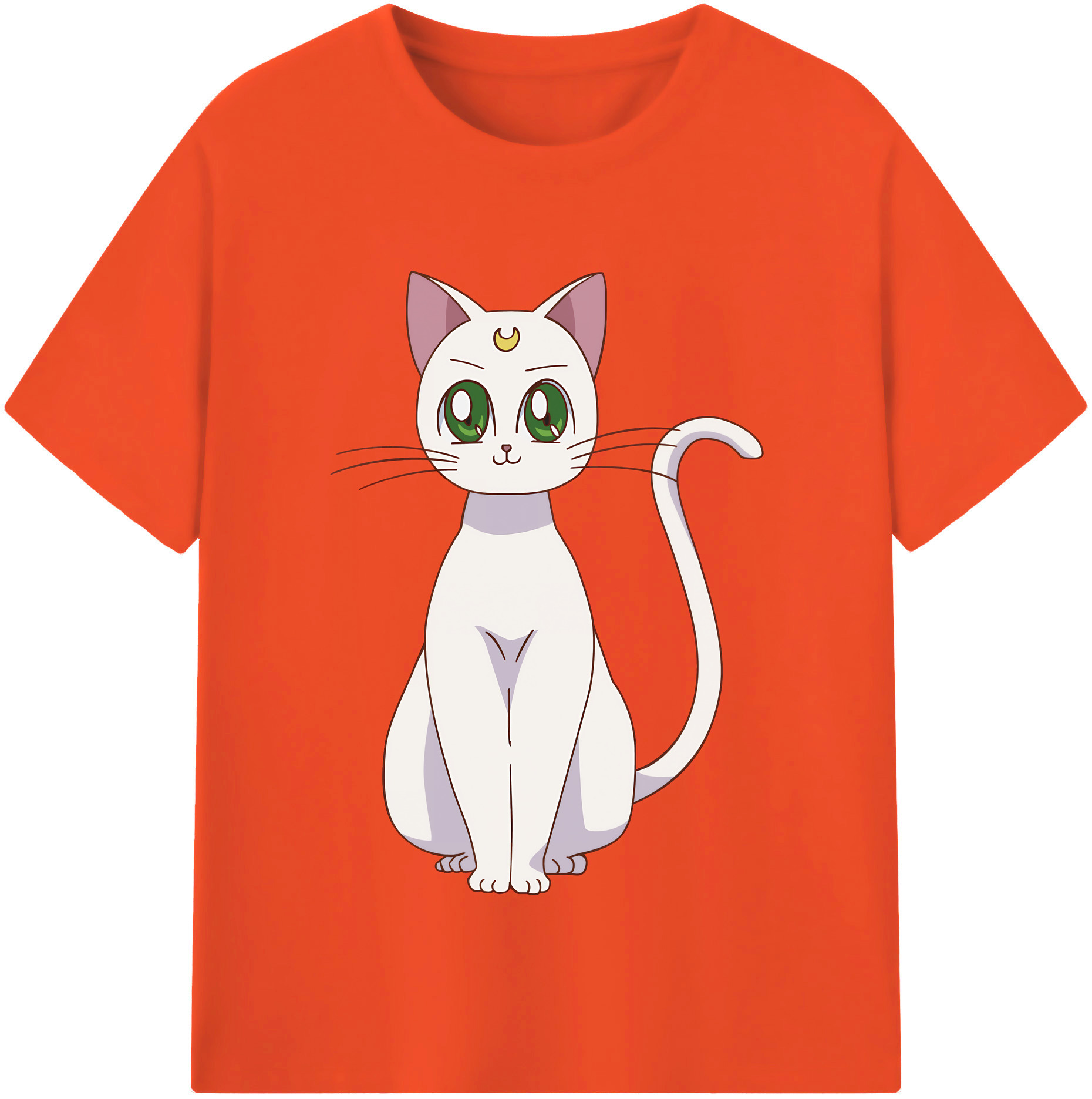 （画像用） 美少女戦士セーラームーン Sailor Moon 綿100％半袖Tシャツ（フロントプリント）