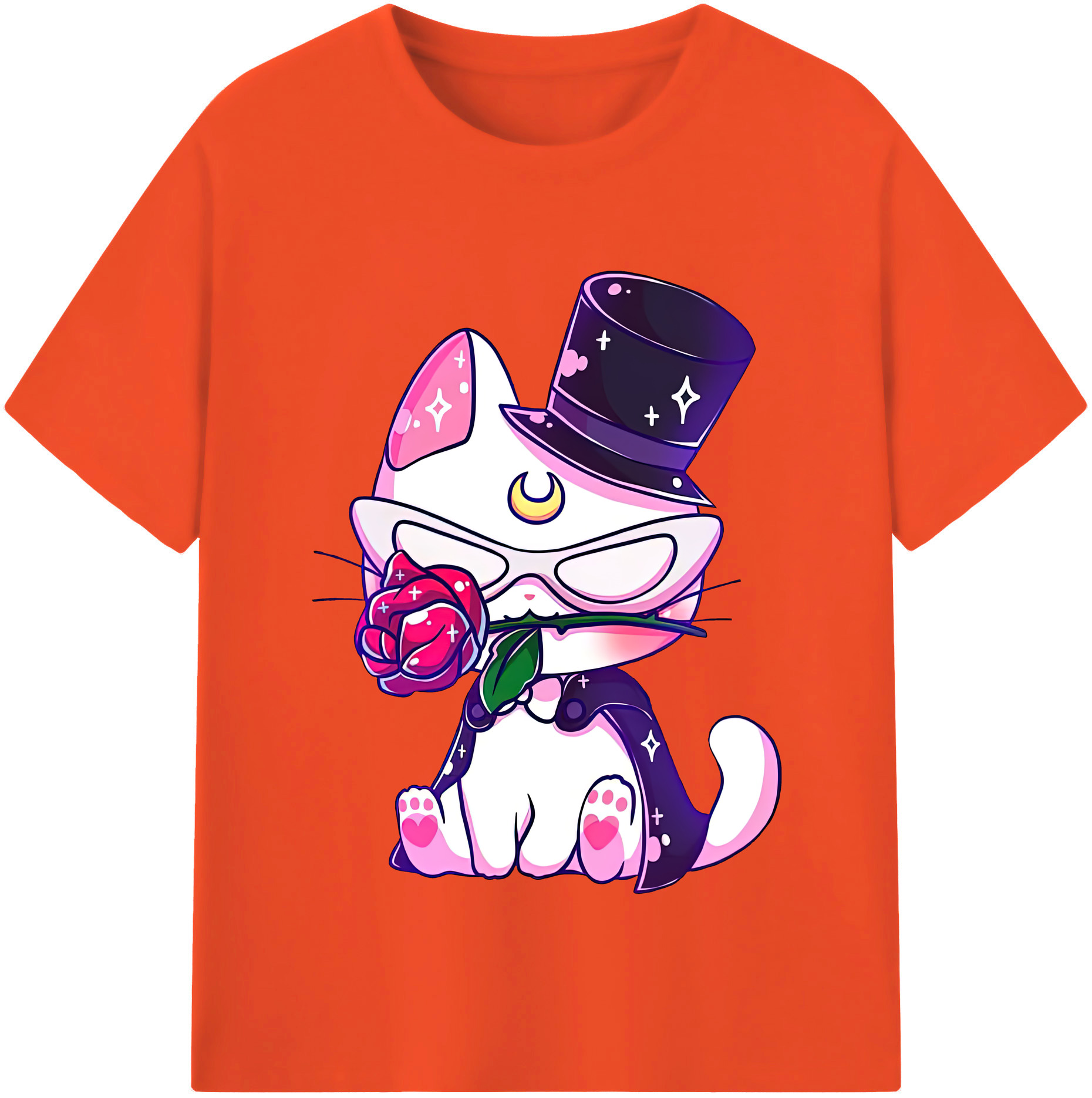 （画像用） 美少女戦士セーラームーン Sailor Moon 綿100％半袖Tシャツ（フロントプリント）