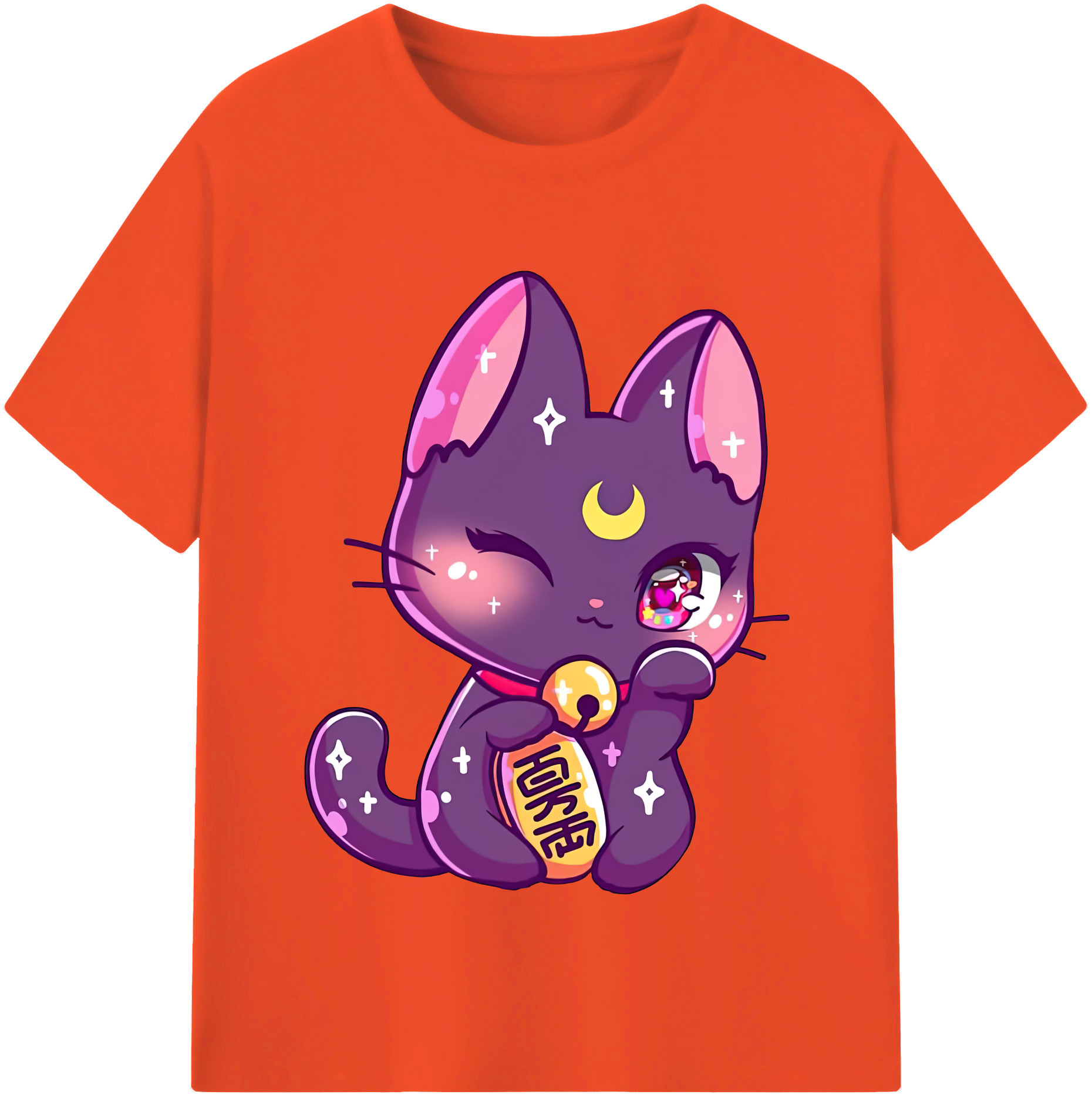 （画像用） 美少女戦士セーラームーン Sailor Moon 綿100％半袖Tシャツ（フロントプリント）