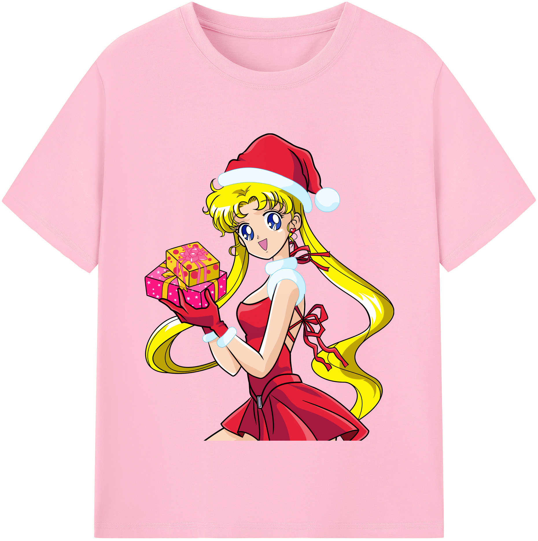 （画像用） 美少女戦士セーラームーン 月野 うさぎ つきの うさぎ Sailor Moon Tsukino Usagi 綿100％半袖Tシャツ（フロントプリント）