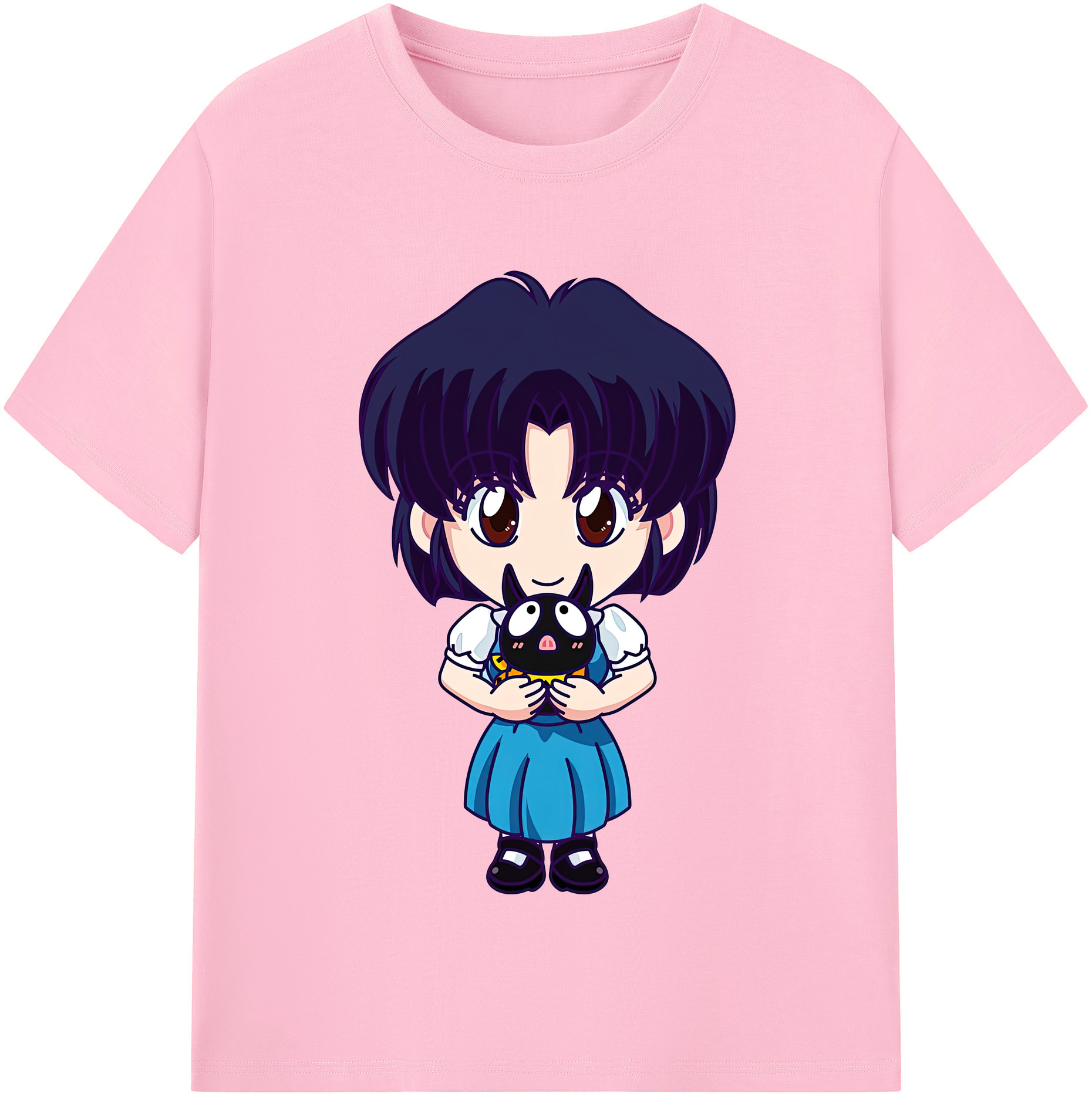 （画像用） 美少女戦士セーラームーン 水野 亜美 みずの あみ Sailor Moon Mizuno Ami 綿100％半袖Tシャツ（フロントプリント）