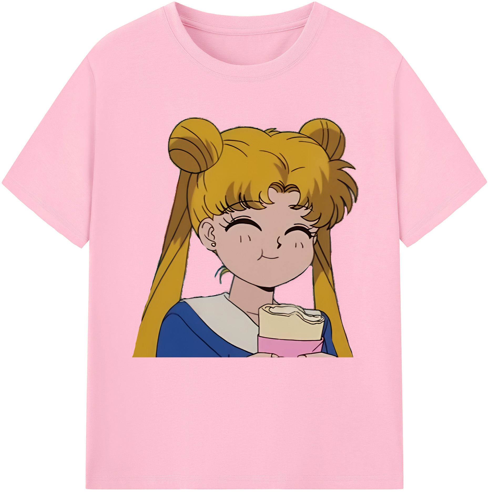 （画像用） 美少女戦士セーラームーン 愛野 美奈子 あいの みなこ Sailor Moon Aino Minako 綿100％半袖Tシャツ（フロントプリント）