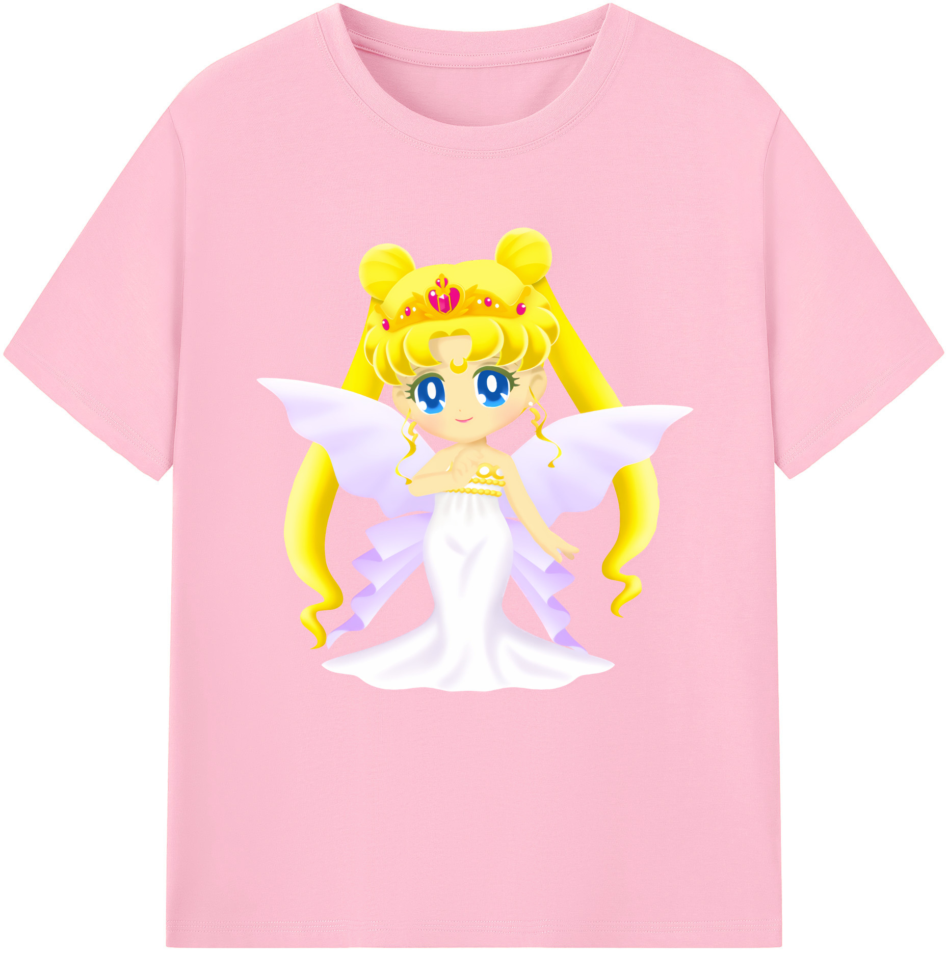 （画像用） 美少女戦士セーラームーン 愛野 美奈子 あいの みなこ Sailor Moon Aino Minako 綿100％半袖Tシャツ（フロントプリント）