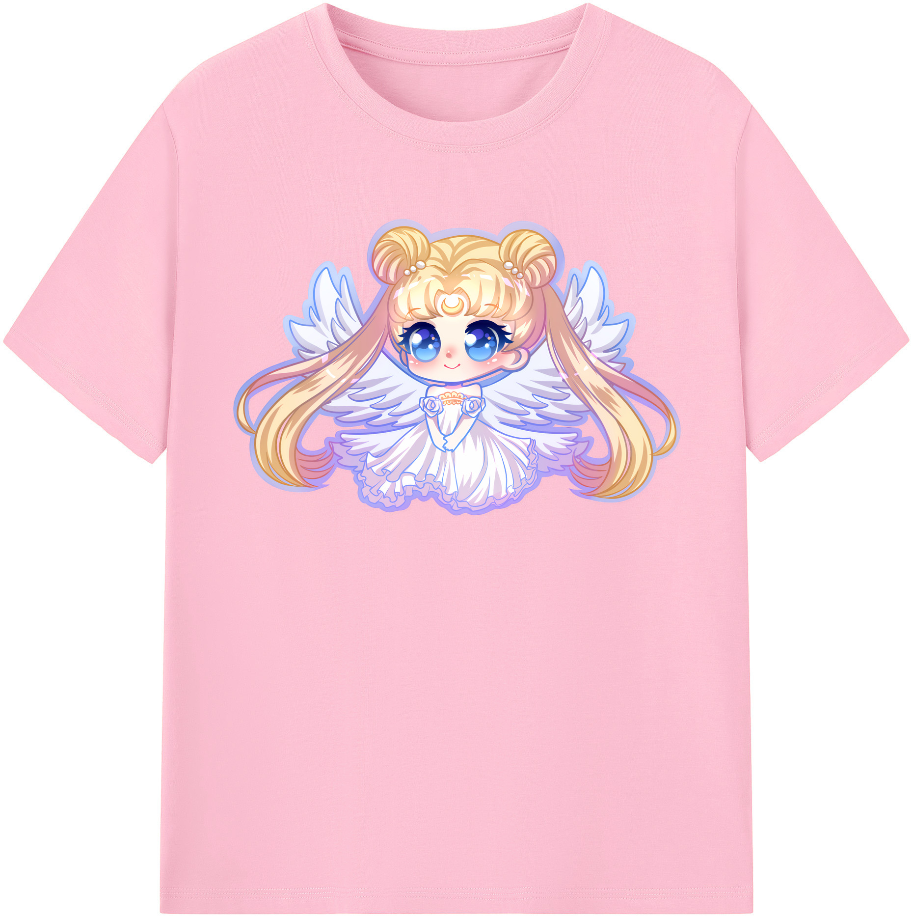 （画像用） 美少女戦士セーラームーン 愛野 美奈子 あいの みなこ Sailor Moon Aino Minako 綿100％半袖Tシャツ（フロントプリント）