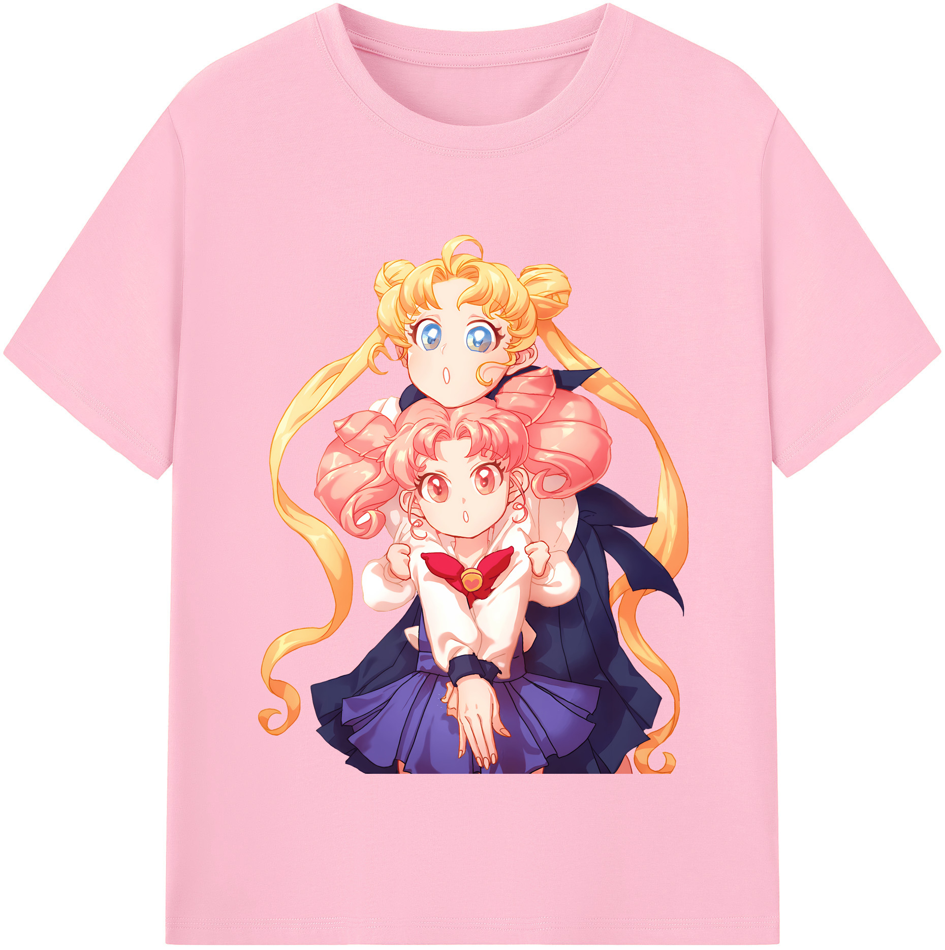 （画像用） 美少女戦士セーラームーン 愛野 美奈子 あいの みなこ Sailor Moon Aino Minako 綿100％半袖Tシャツ（フロントプリント）