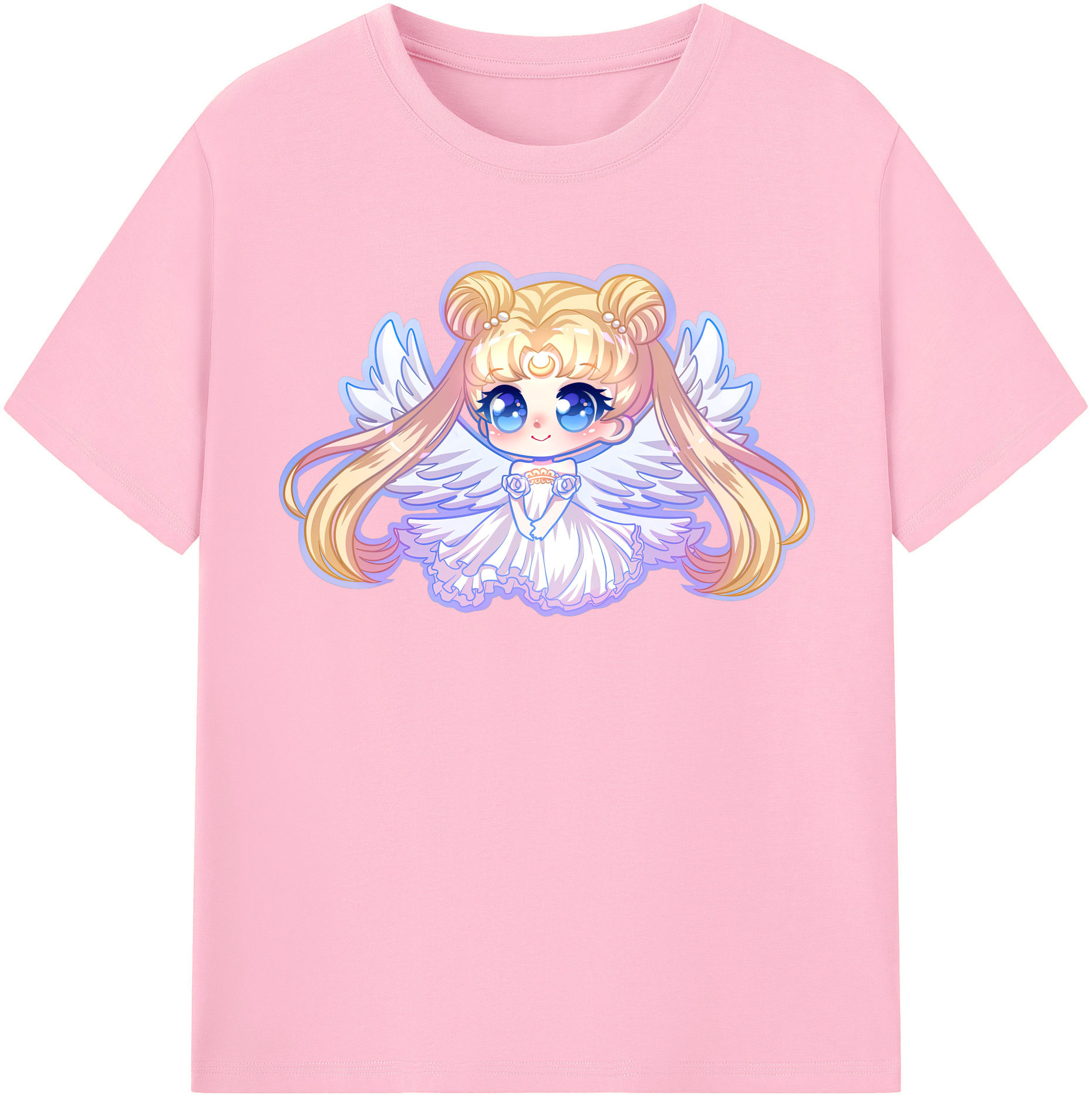 （画像用） 美少女戦士セーラームーン 愛野 美奈子 あいの みなこ Sailor Moon Aino Minako 綿100％半袖Tシャツ（フロントプリント）