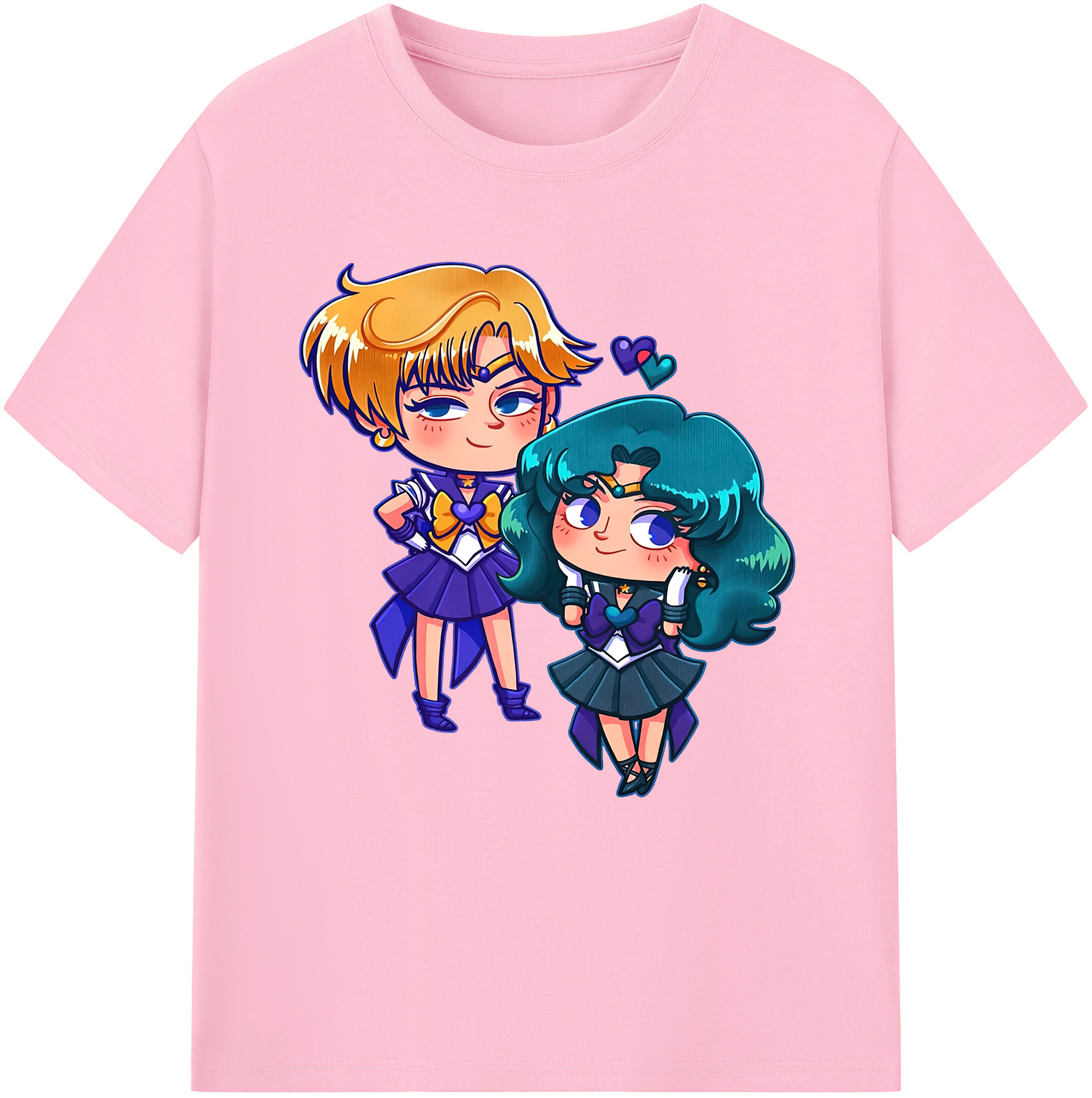 （画像用） 美少女戦士セーラームーン 天王はるか Sailor Moon Tenoh Haruka 綿100％半袖Tシャツ（フロントプリント）