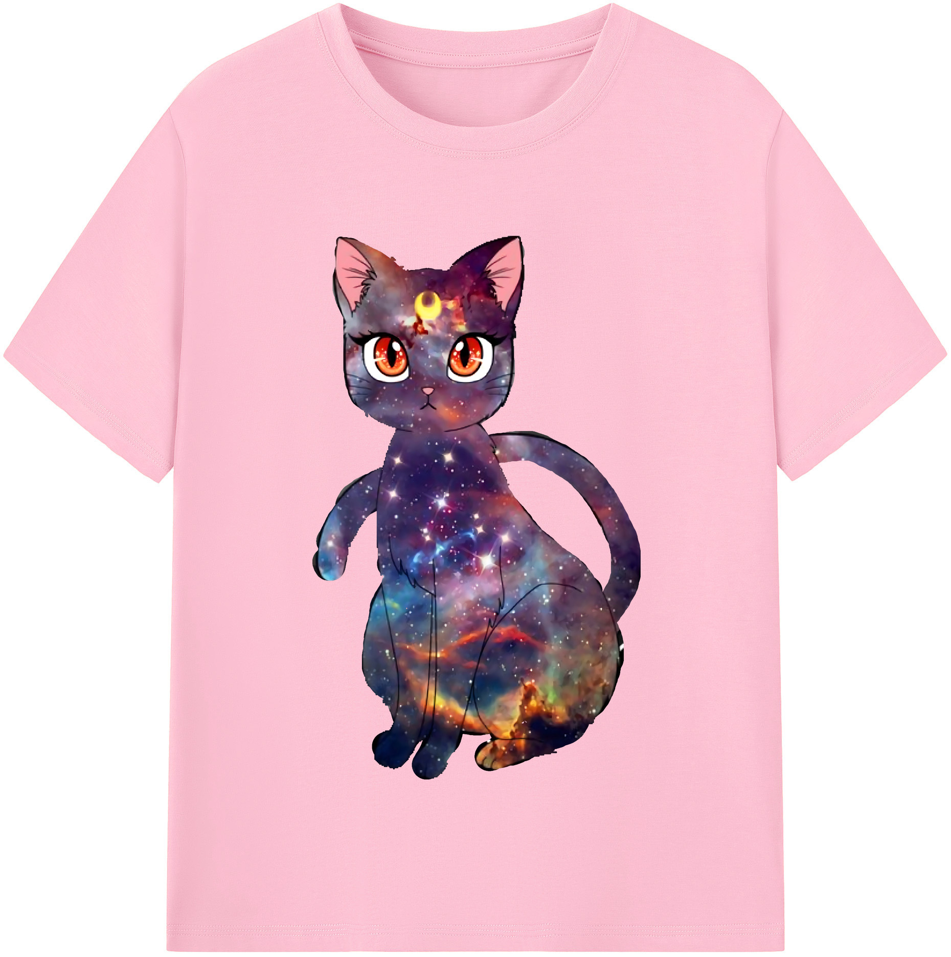 （画像用） 美少女戦士セーラームーン Sailor Moon 綿100％半袖Tシャツ（フロントプリント）