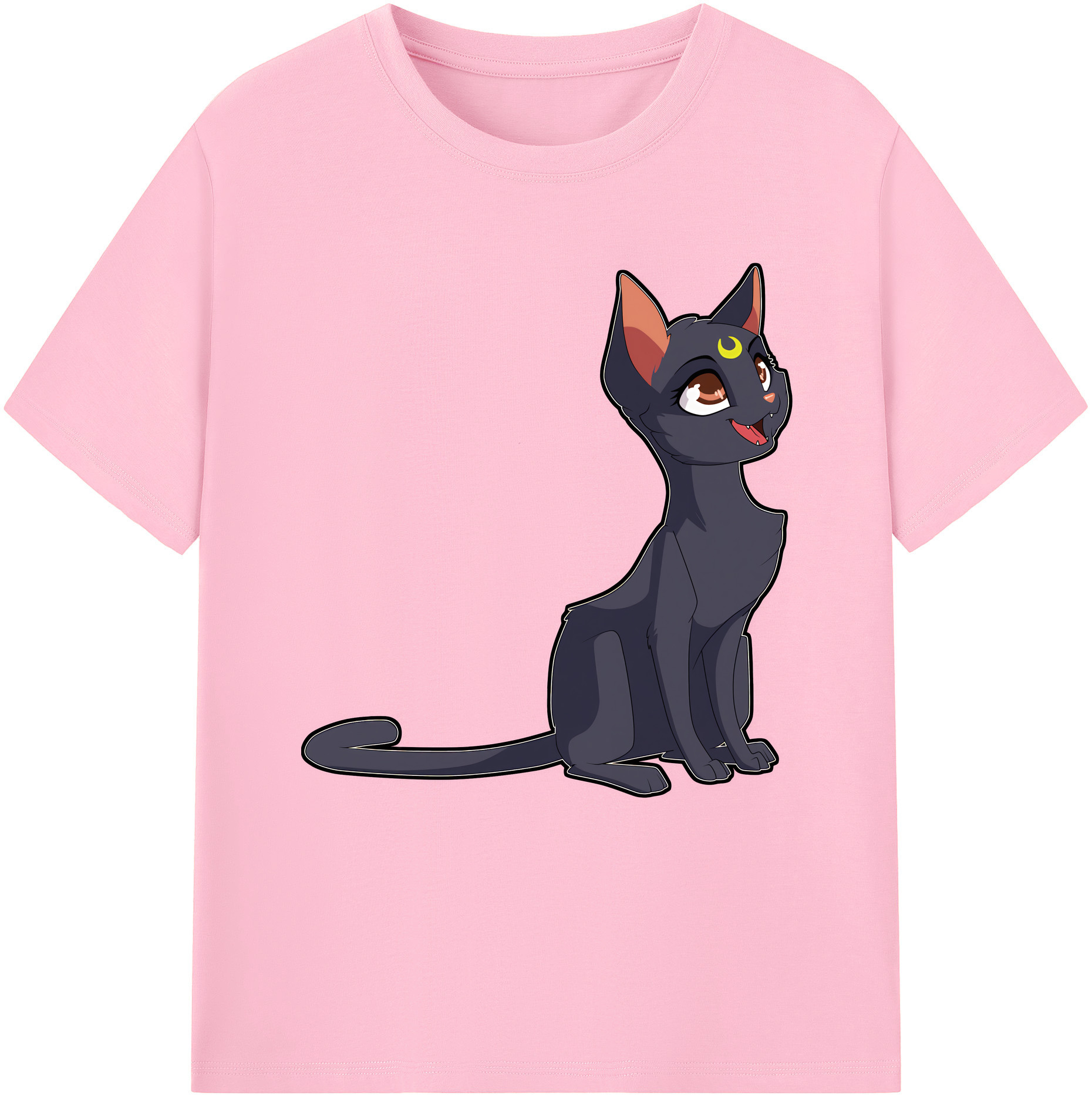 （画像用） 美少女戦士セーラームーン Sailor Moon 綿100％半袖Tシャツ（フロントプリント）