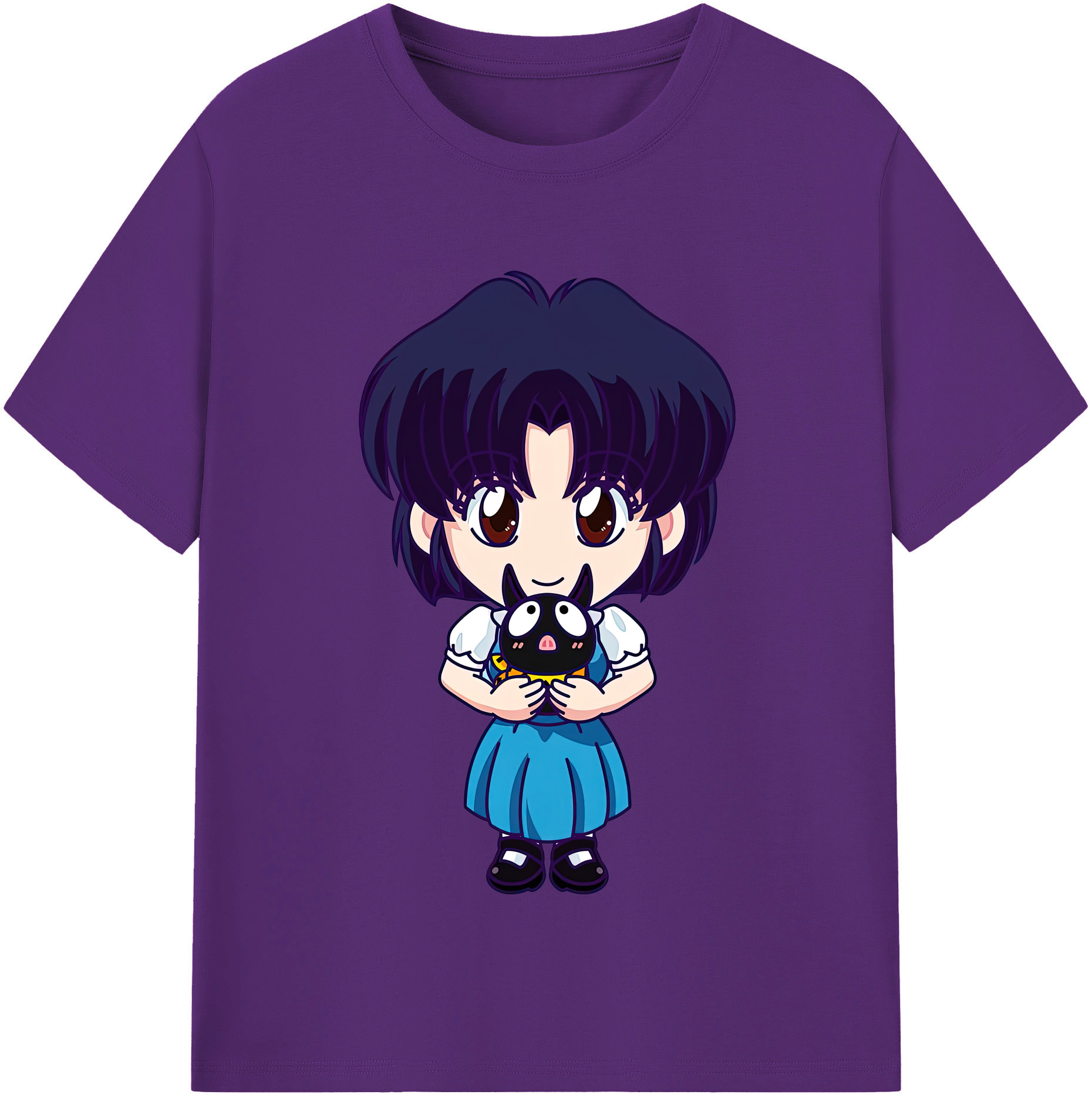 （画像用） 美少女戦士セーラームーン 水野 亜美 みずの あみ Sailor Moon Mizuno Ami 綿100％半袖Tシャツ（フロントプリント）