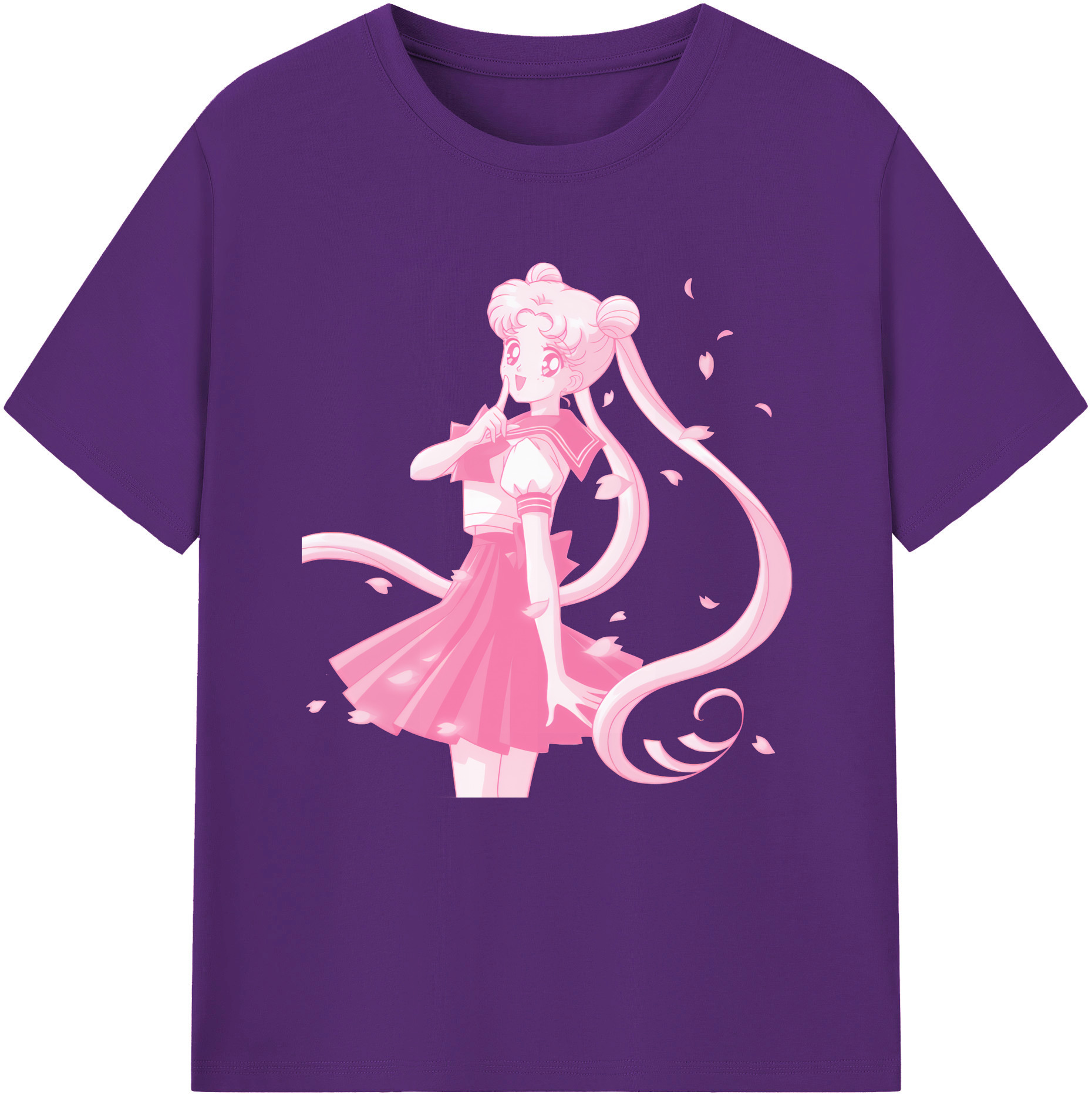 （画像用） 美少女戦士セーラームーン 愛野 美奈子 あいの みなこ Sailor Moon Aino Minako 綿100％半袖Tシャツ（フロントプリント）
