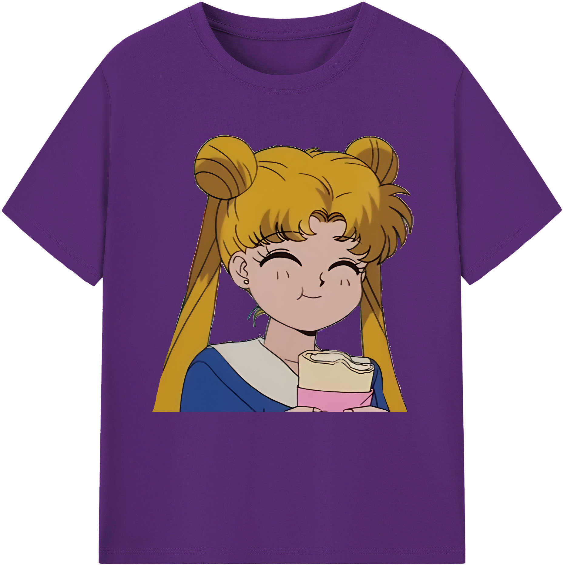 （画像用） 美少女戦士セーラームーン 愛野 美奈子 あいの みなこ Sailor Moon Aino Minako 綿100％半袖Tシャツ（フロントプリント）