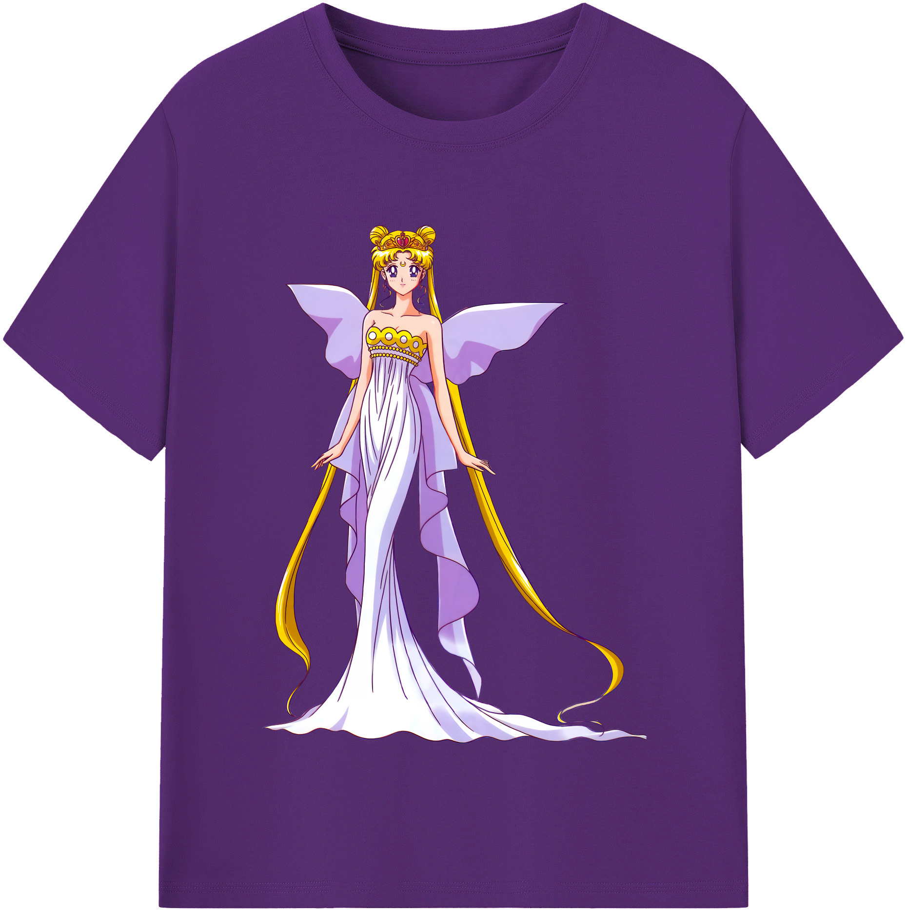 （画像用） 美少女戦士セーラームーン 愛野 美奈子 あいの みなこ Sailor Moon Aino Minako 綿100％半袖Tシャツ（フロントプリント）