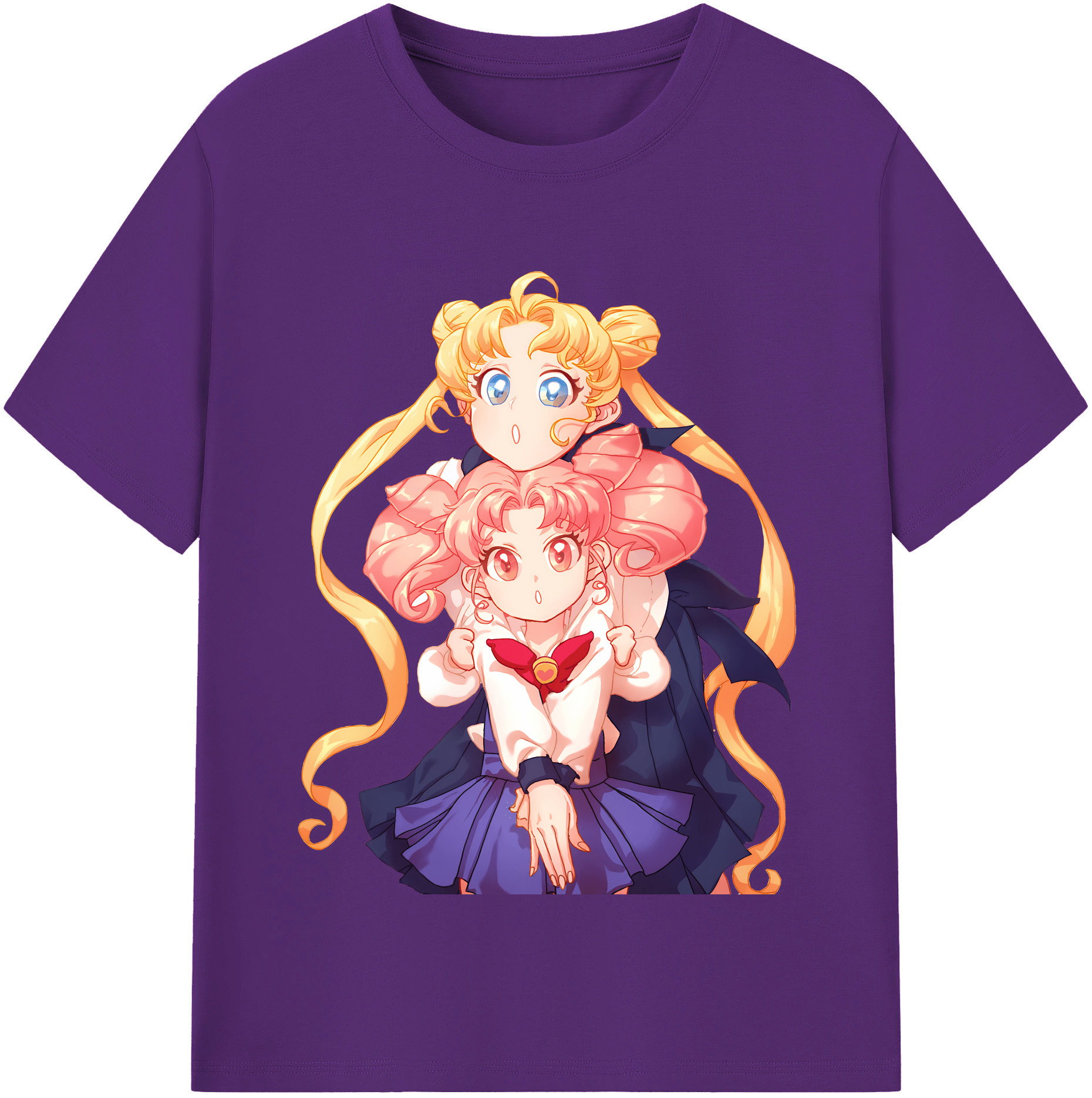 （画像用） 美少女戦士セーラームーン 愛野 美奈子 あいの みなこ Sailor Moon Aino Minako 綿100％半袖Tシャツ（フロントプリント）