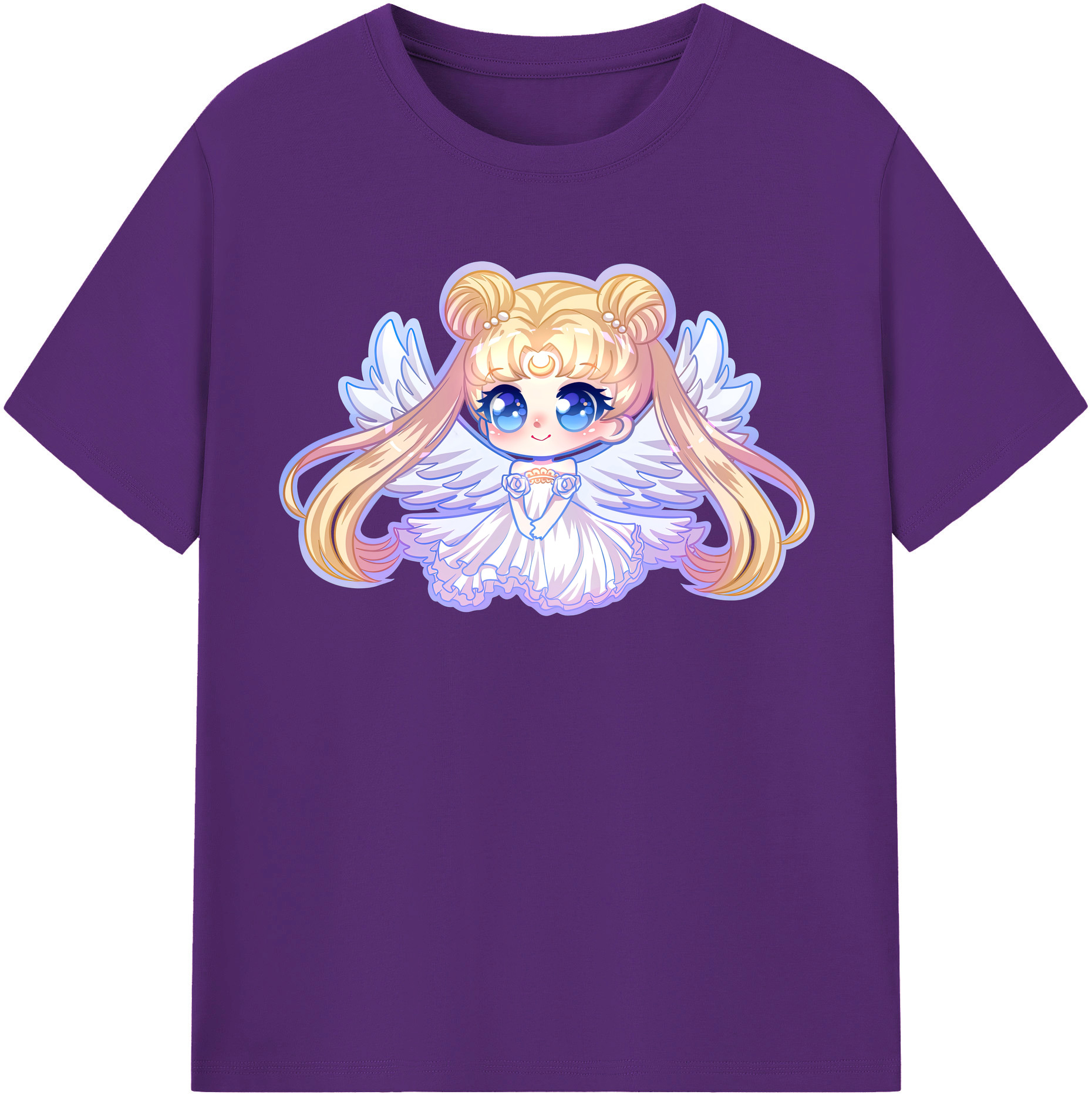 （画像用） 美少女戦士セーラームーン 愛野 美奈子 あいの みなこ Sailor Moon Aino Minako 綿100％半袖Tシャツ（フロントプリント）