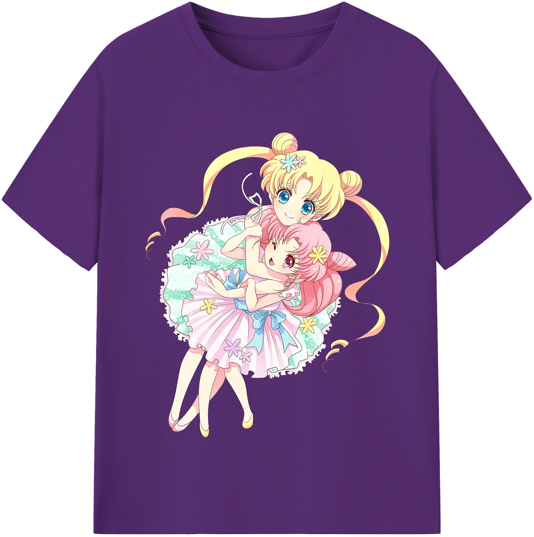 （画像用） 美少女戦士セーラームーン 愛野 美奈子 あいの みなこ Sailor Moon Aino Minako 綿100％半袖Tシャツ（フロントプリント）