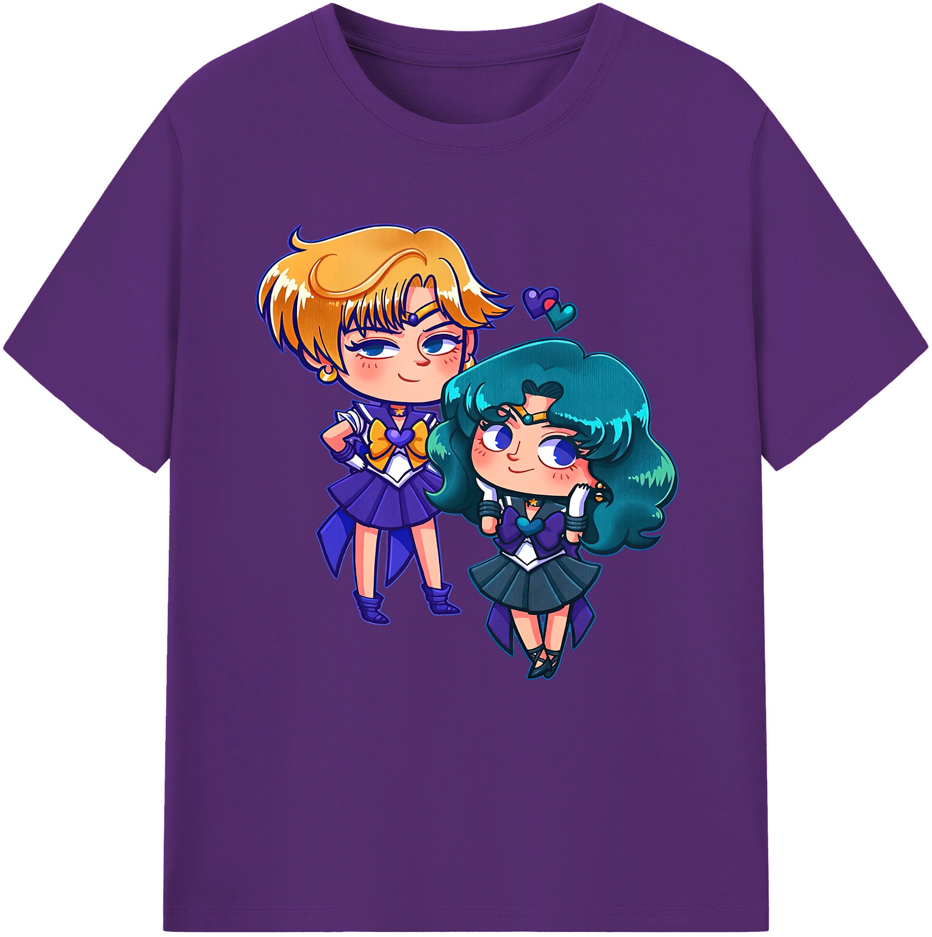 （画像用） 美少女戦士セーラームーン 天王はるか Sailor Moon Tenoh Haruka 綿100％半袖Tシャツ（フロントプリント）