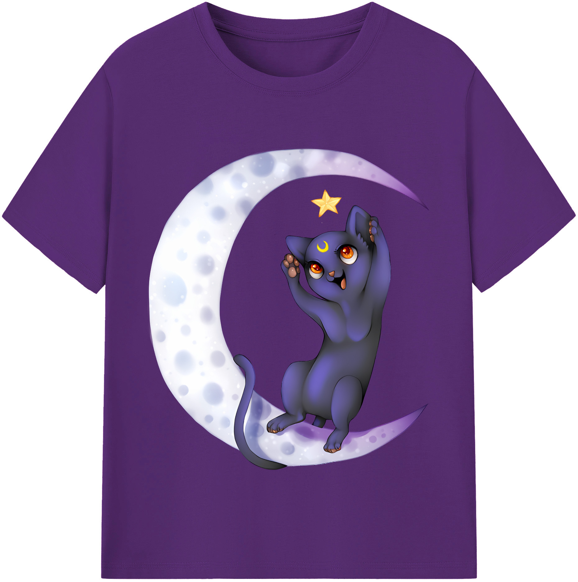 （画像用） 美少女戦士セーラームーン Sailor Moon 綿100％半袖Tシャツ（フロントプリント）
