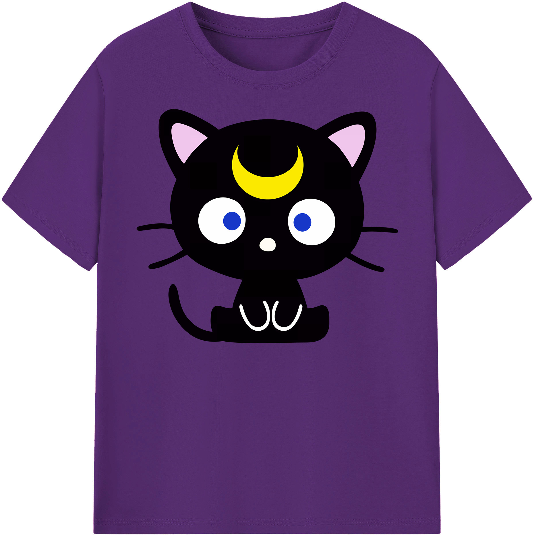 （画像用） 美少女戦士セーラームーン Sailor Moon 綿100％半袖Tシャツ（フロントプリント）