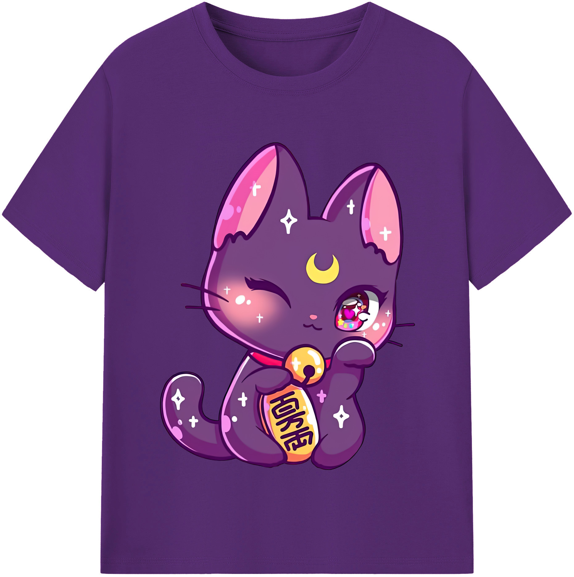 （画像用） 美少女戦士セーラームーン Sailor Moon 綿100％半袖Tシャツ（フロントプリント）