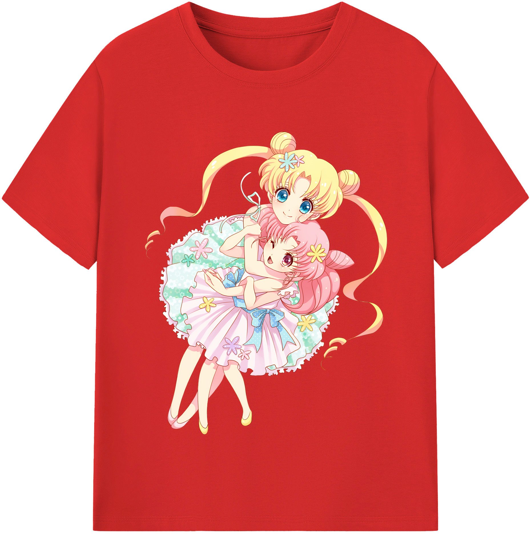 （画像用） 美少女戦士セーラームーン 愛野 美奈子 あいの みなこ Sailor Moon Aino Minako 綿100％半袖Tシャツ（フロントプリント）