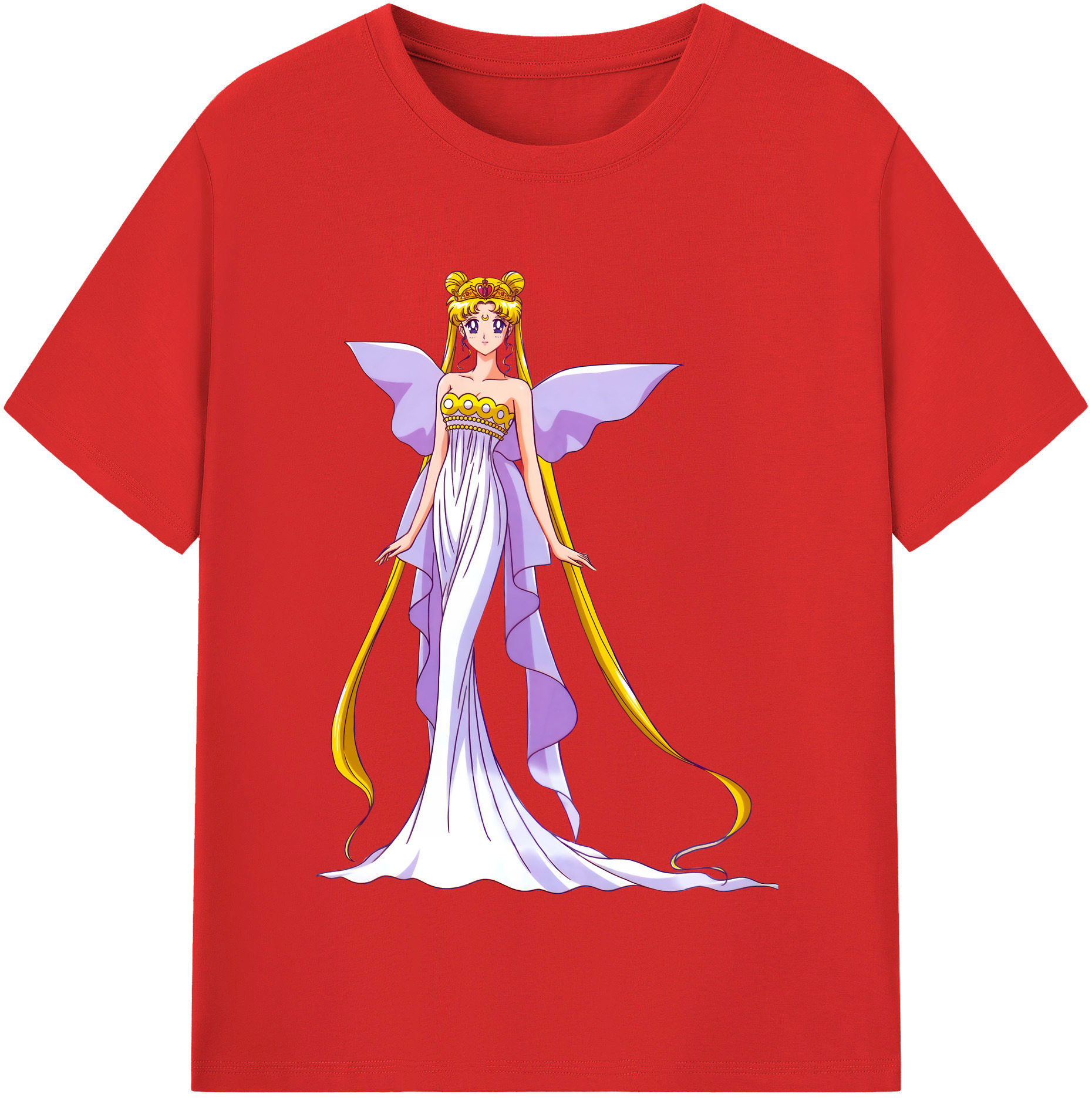 （画像用） 美少女戦士セーラームーン 愛野 美奈子 あいの みなこ Sailor Moon Aino Minako 綿100％半袖Tシャツ（フロントプリント）