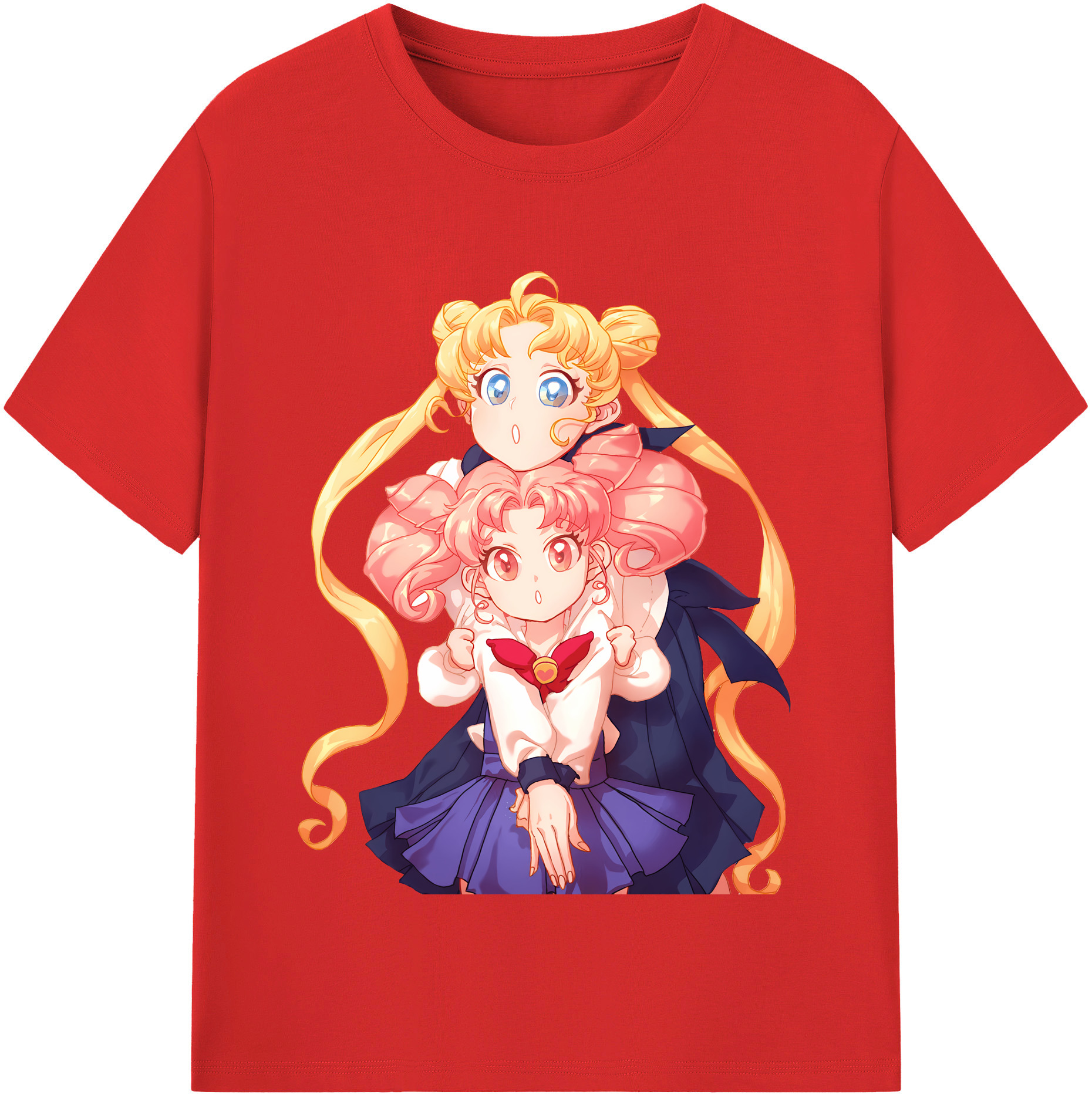 （画像用） 美少女戦士セーラームーン 愛野 美奈子 あいの みなこ Sailor Moon Aino Minako 綿100％半袖Tシャツ（フロントプリント）