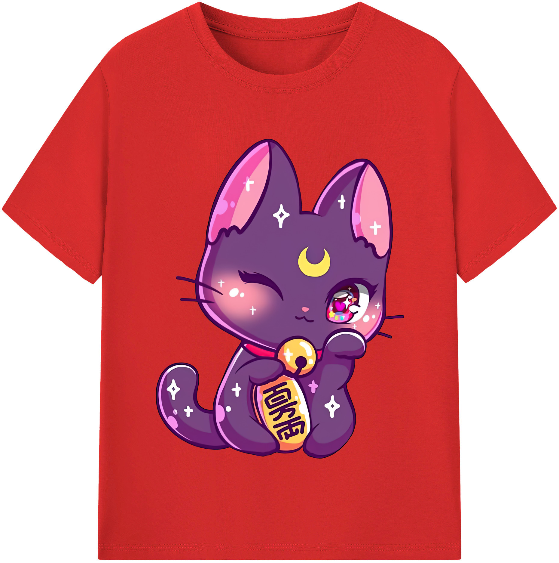 （画像用） 美少女戦士セーラームーン Sailor Moon 綿100％半袖Tシャツ（フロントプリント）