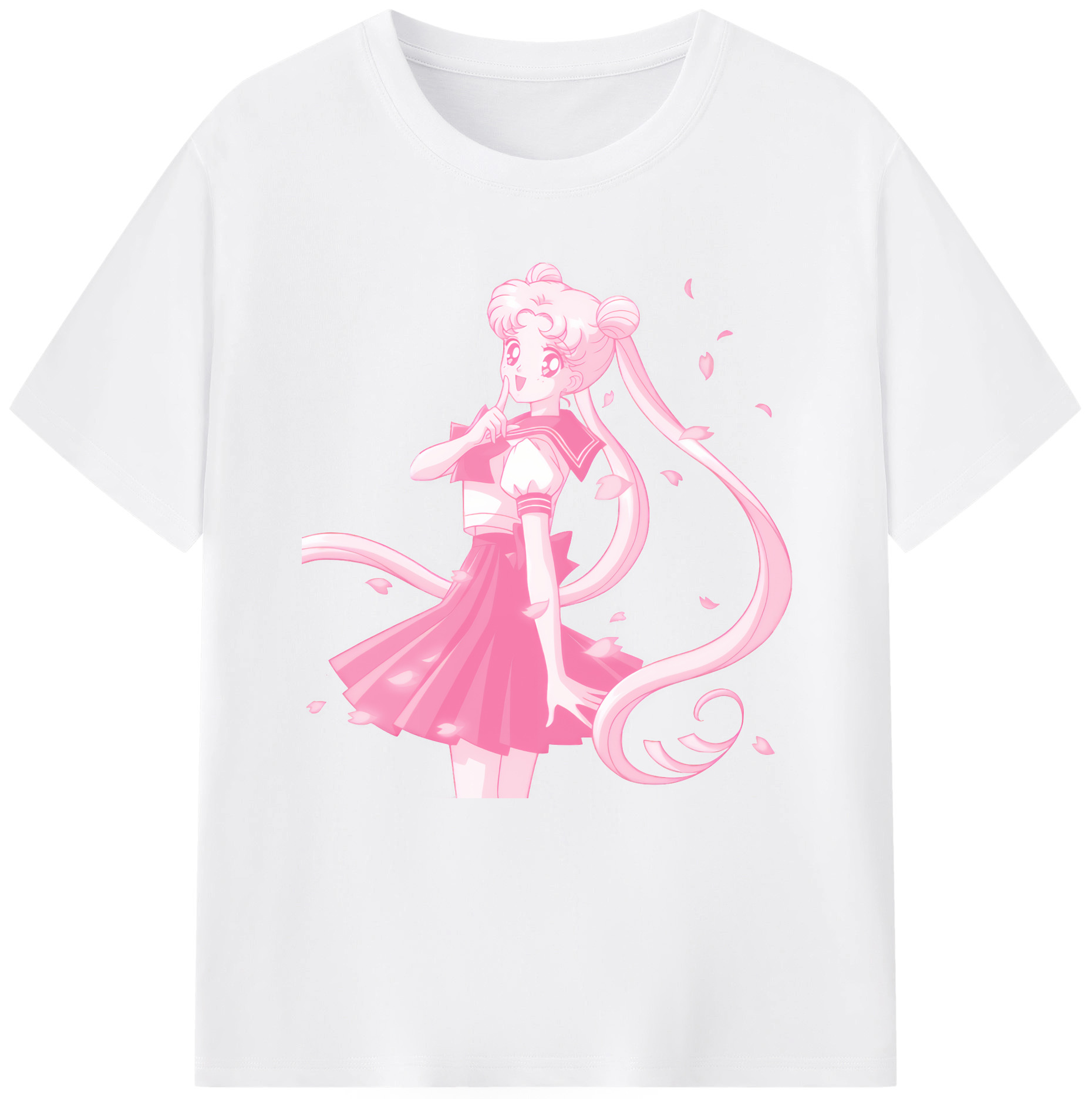 （画像用） 美少女戦士セーラームーン 愛野 美奈子 あいの みなこ Sailor Moon Aino Minako 綿100％半袖Tシャツ（フロントプリント）