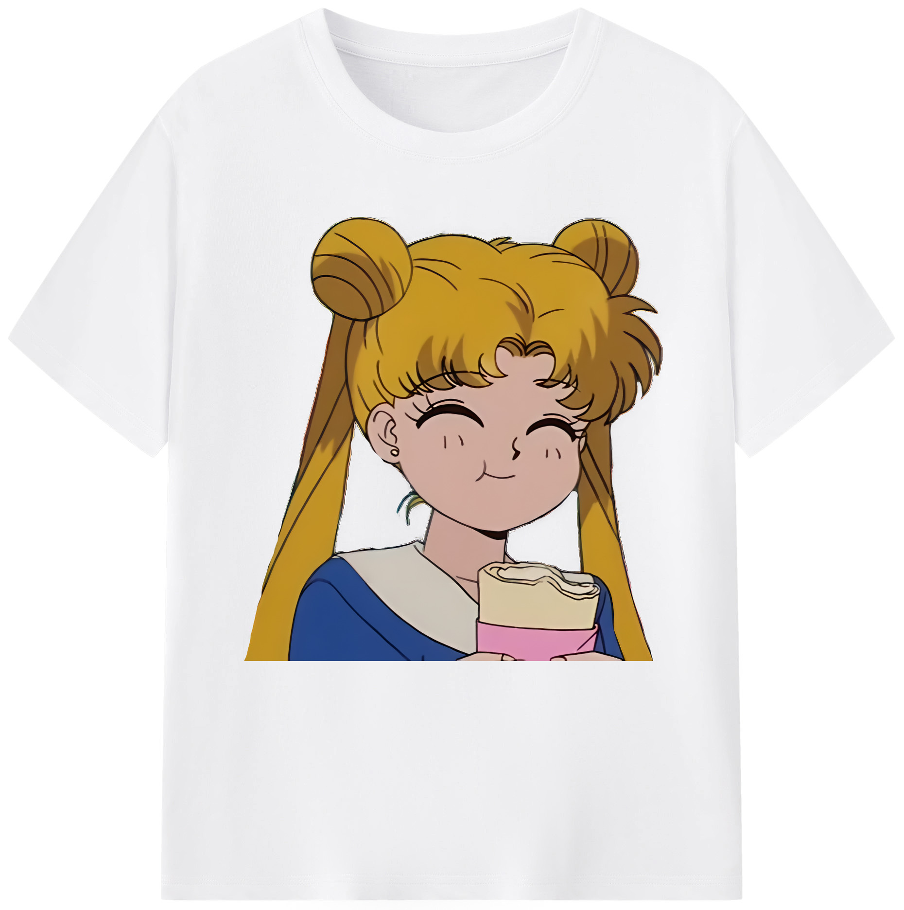 （画像用） 美少女戦士セーラームーン 愛野 美奈子 あいの みなこ Sailor Moon Aino Minako 綿100％半袖Tシャツ（フロントプリント）