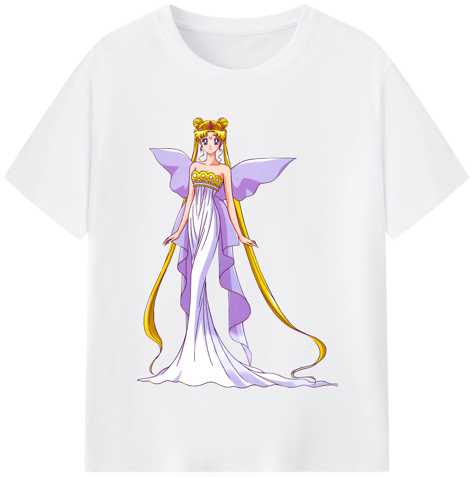 （画像用） 美少女戦士セーラームーン 愛野 美奈子 あいの みなこ Sailor Moon Aino Minako 綿100％半袖Tシャツ（フロントプリント）