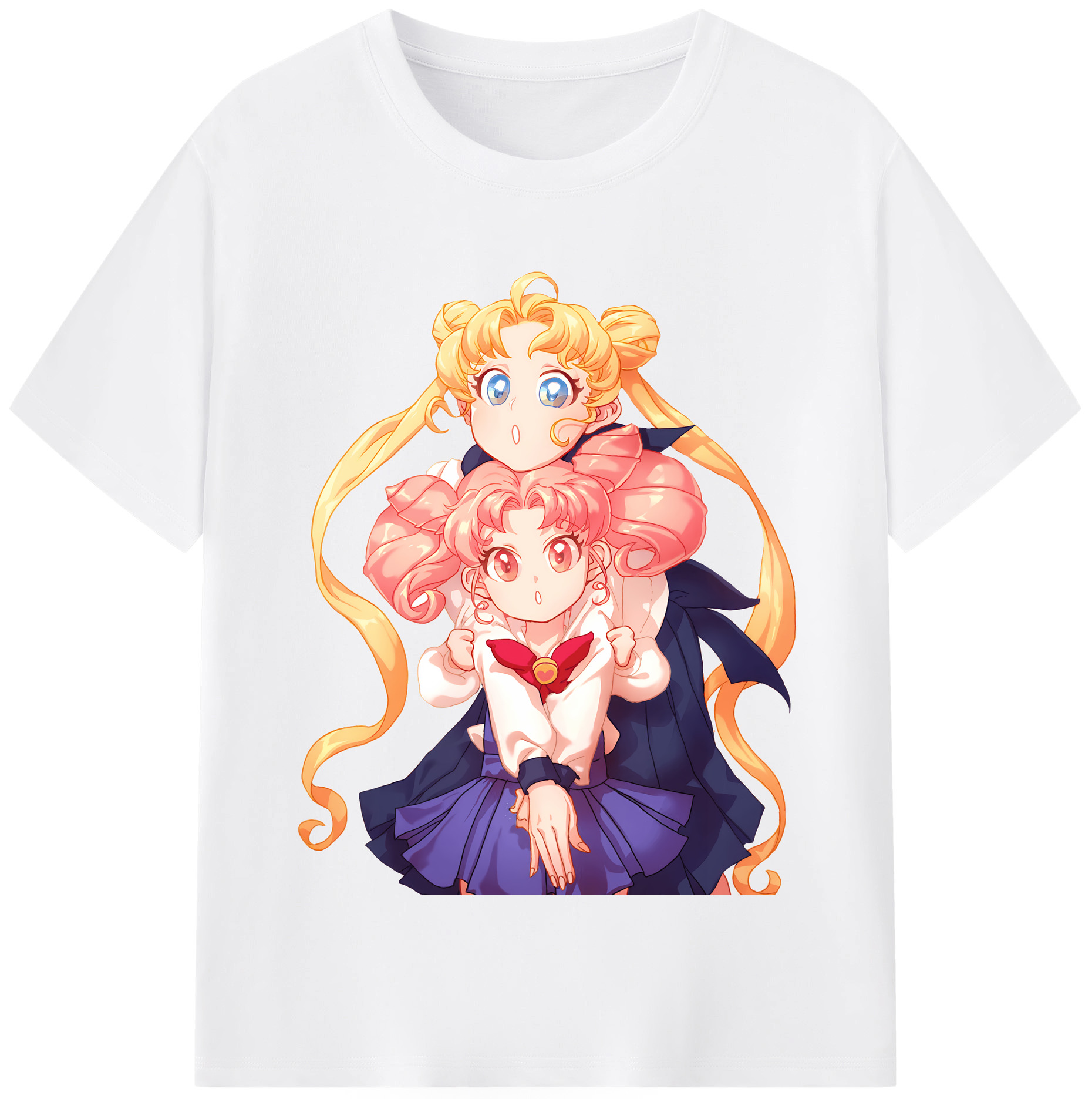 （画像用） 美少女戦士セーラームーン 愛野 美奈子 あいの みなこ Sailor Moon Aino Minako 綿100％半袖Tシャツ（フロントプリント）
