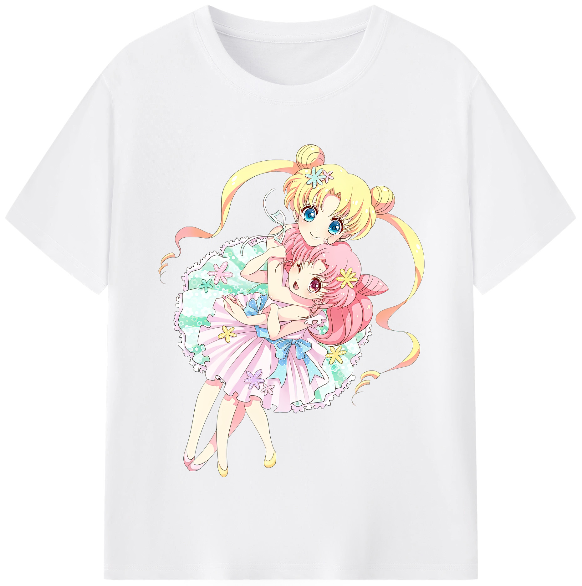（画像用） 美少女戦士セーラームーン 愛野 美奈子 あいの みなこ Sailor Moon Aino Minako 綿100％半袖Tシャツ（フロントプリント）