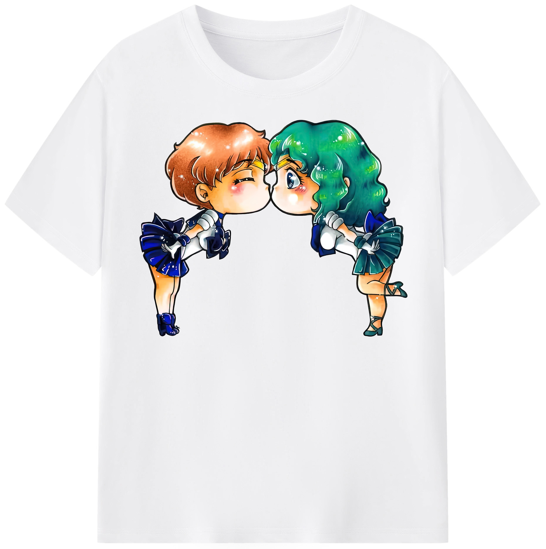 （画像用） 美少女戦士セーラームーン 天王はるか Sailor Moon Tenoh Haruka 綿100％半袖Tシャツ（フロントプリント）