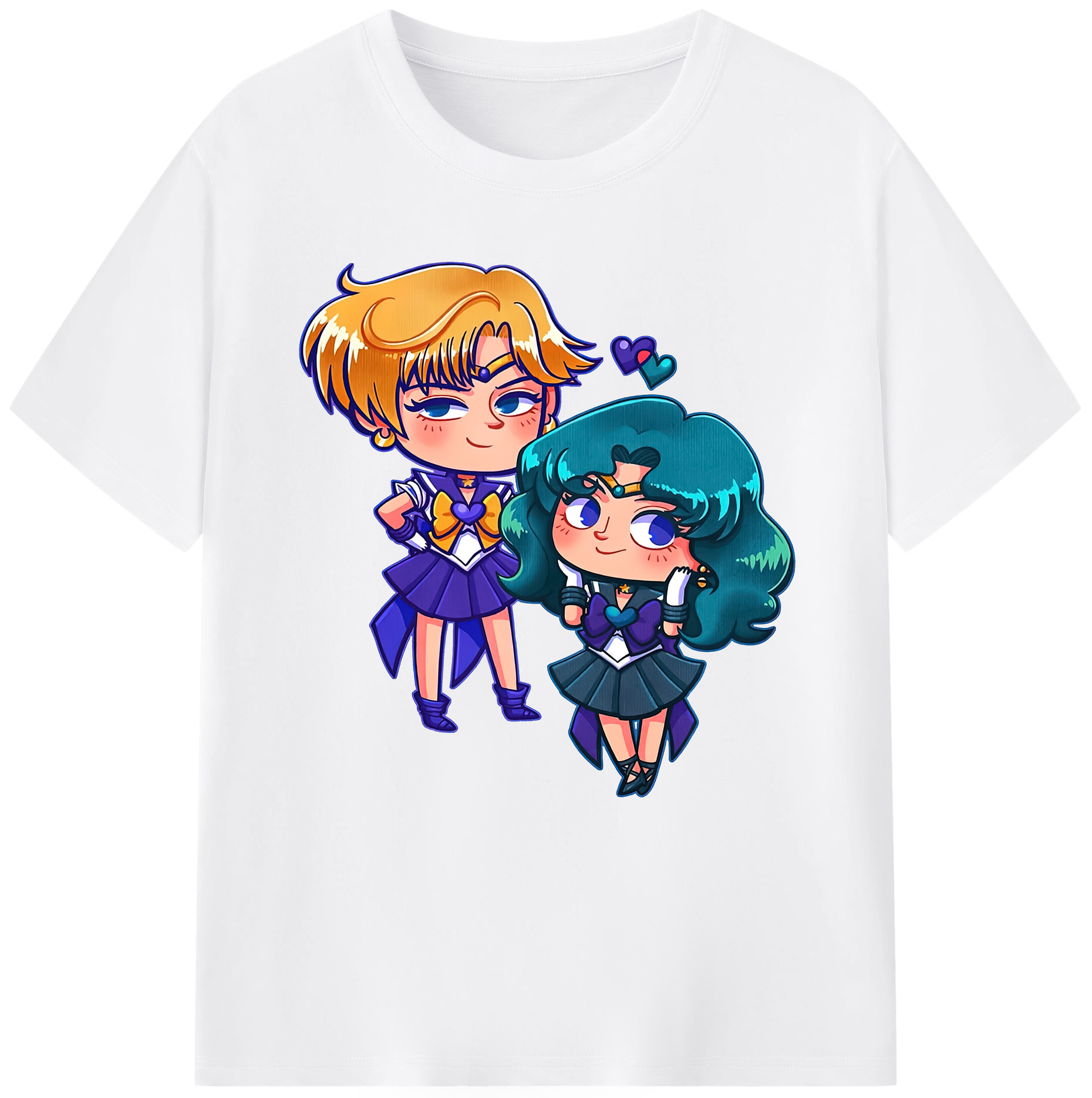 （画像用） 美少女戦士セーラームーン 天王はるか Sailor Moon Tenoh Haruka 綿100％半袖Tシャツ（フロントプリント）