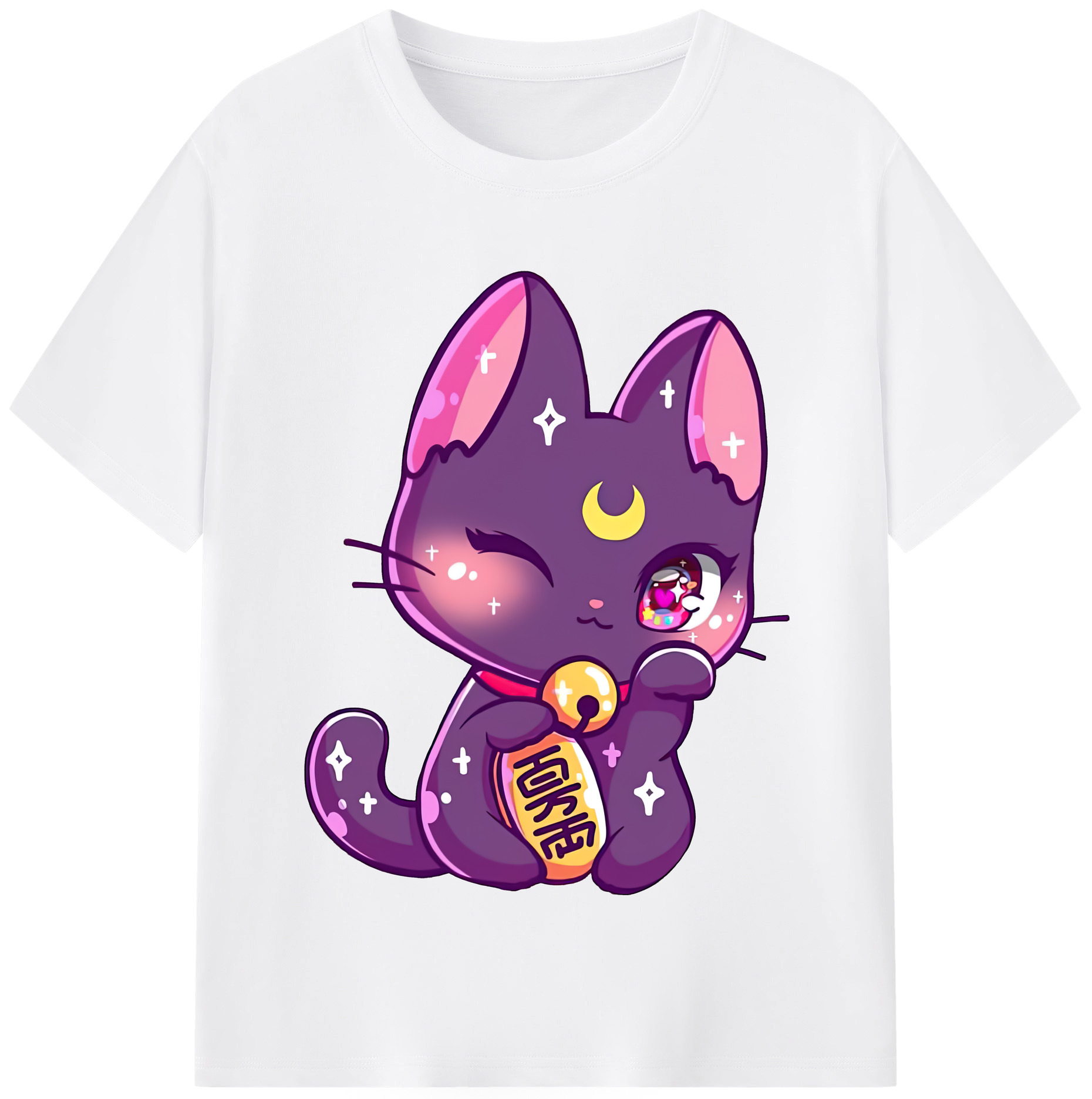 （画像用） 美少女戦士セーラームーン Sailor Moon 綿100％半袖Tシャツ（フロントプリント）