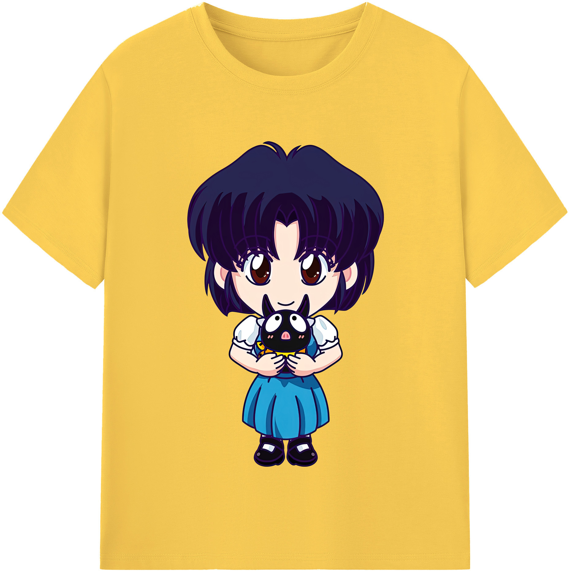 （画像用） 美少女戦士セーラームーン 水野 亜美 みずの あみ Sailor Moon Mizuno Ami 綿100％半袖Tシャツ（フロントプリント）