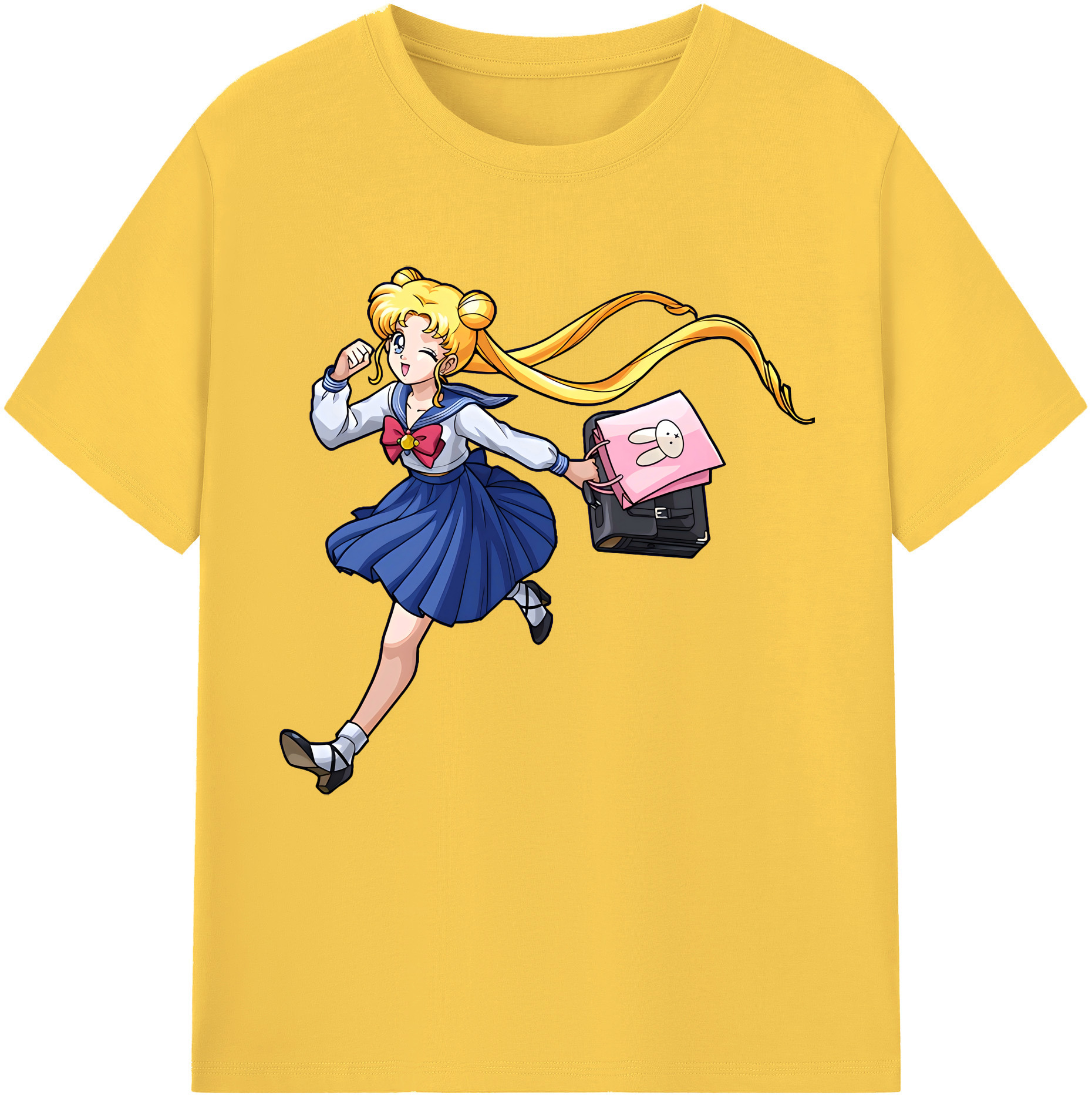 （画像用） 美少女戦士セーラームーン 愛野 美奈子 あいの みなこ Sailor Moon Aino Minako 綿100％半袖Tシャツ（フロントプリント）