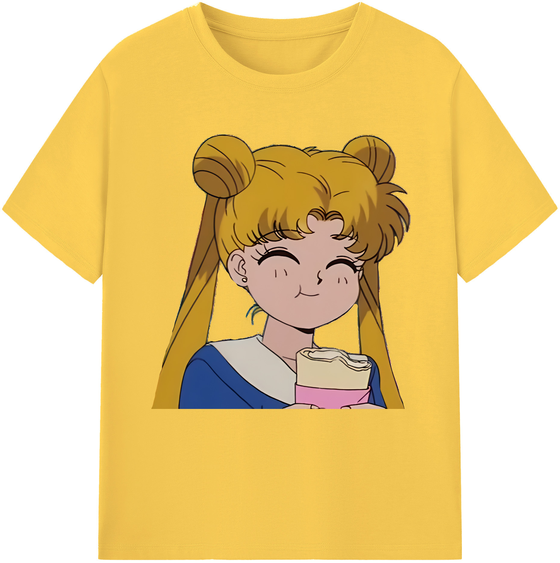 （画像用） 美少女戦士セーラームーン 愛野 美奈子 あいの みなこ Sailor Moon Aino Minako 綿100％半袖Tシャツ（フロントプリント）