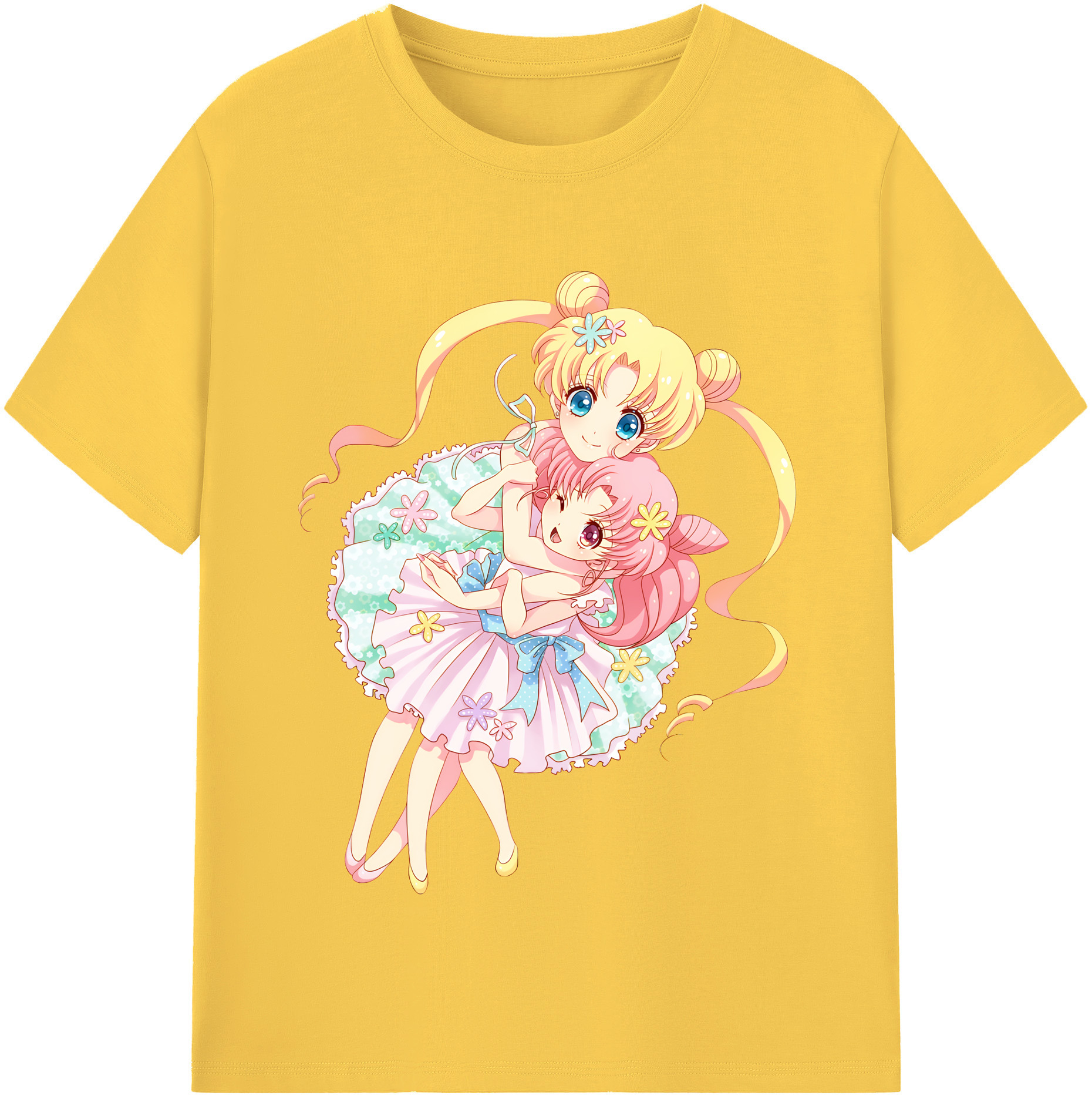 （画像用） 美少女戦士セーラームーン 愛野 美奈子 あいの みなこ Sailor Moon Aino Minako 綿100％半袖Tシャツ（フロントプリント）